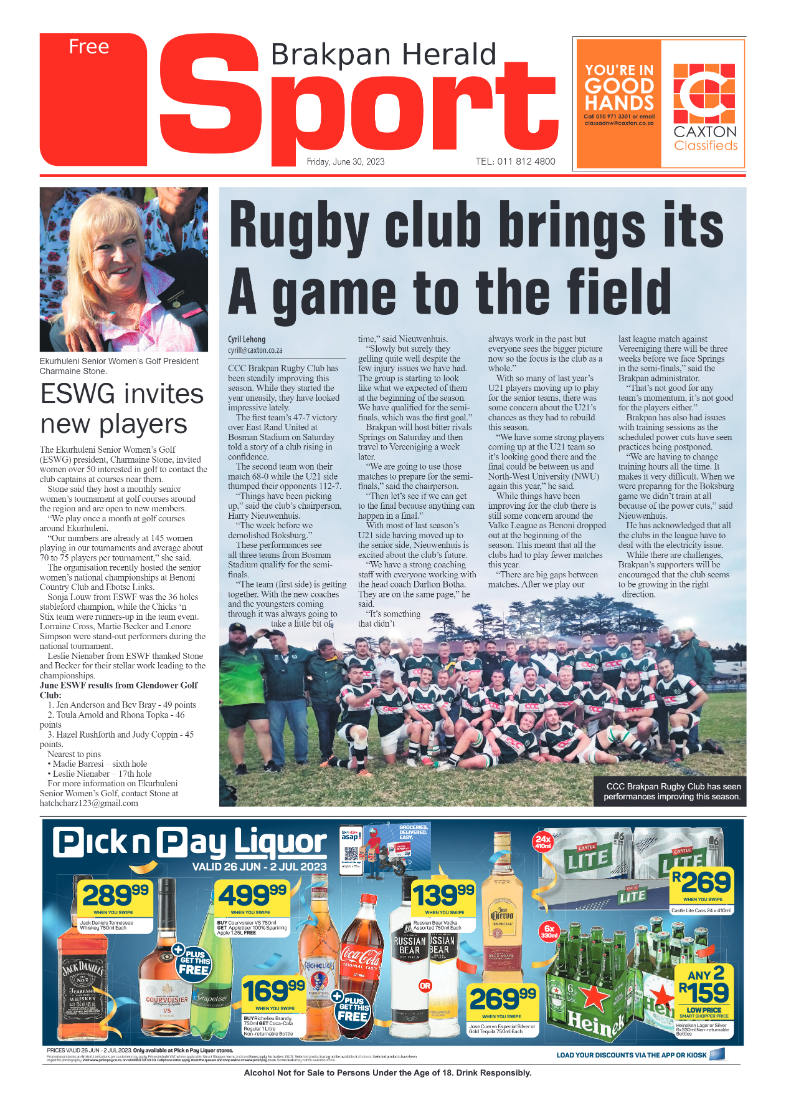 Brakpan Herald 30 June 2022 page 8
