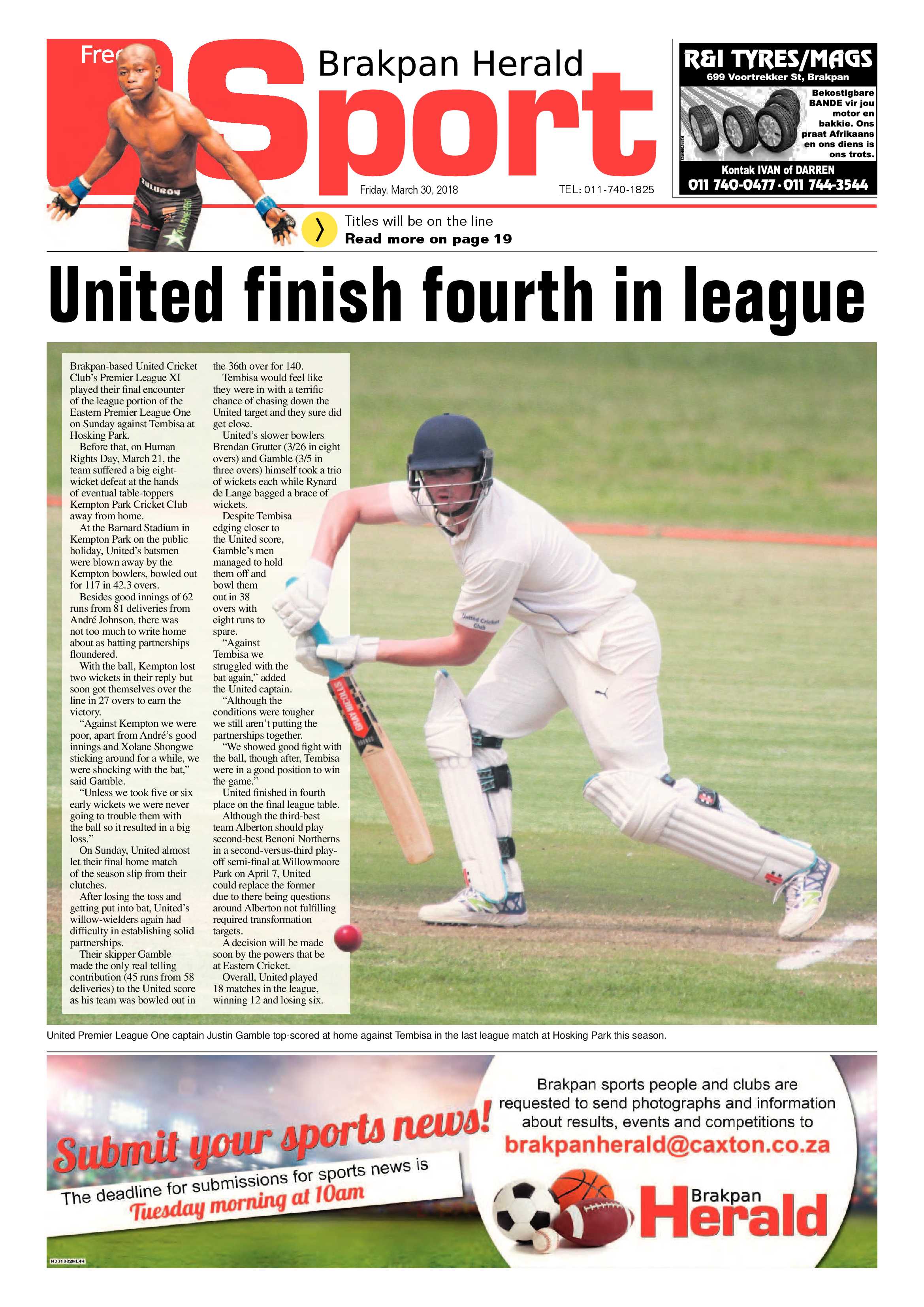 Brakpan Herald 30 March 2018 page 20