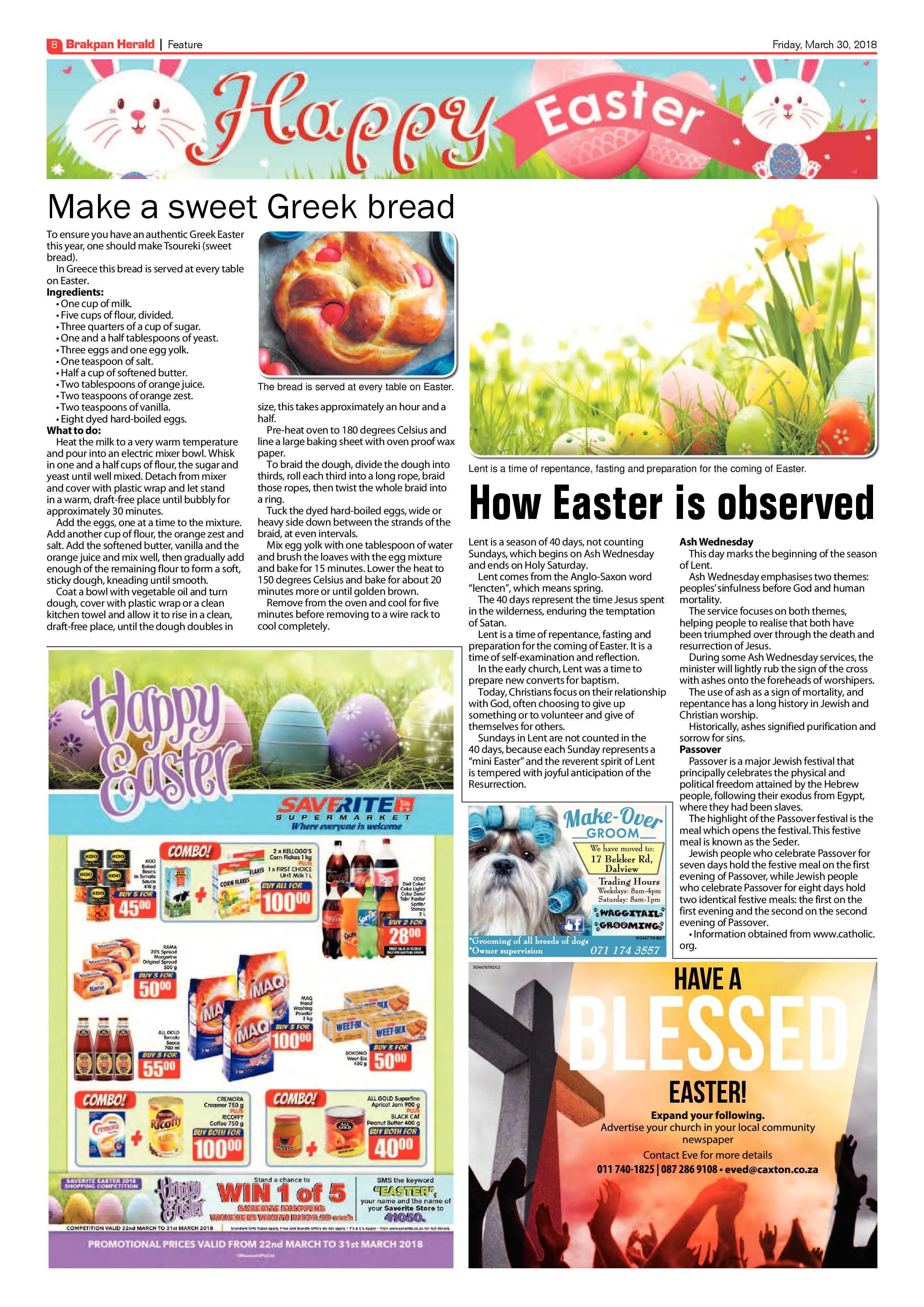 Brakpan Herald 30 March 2018 page 8