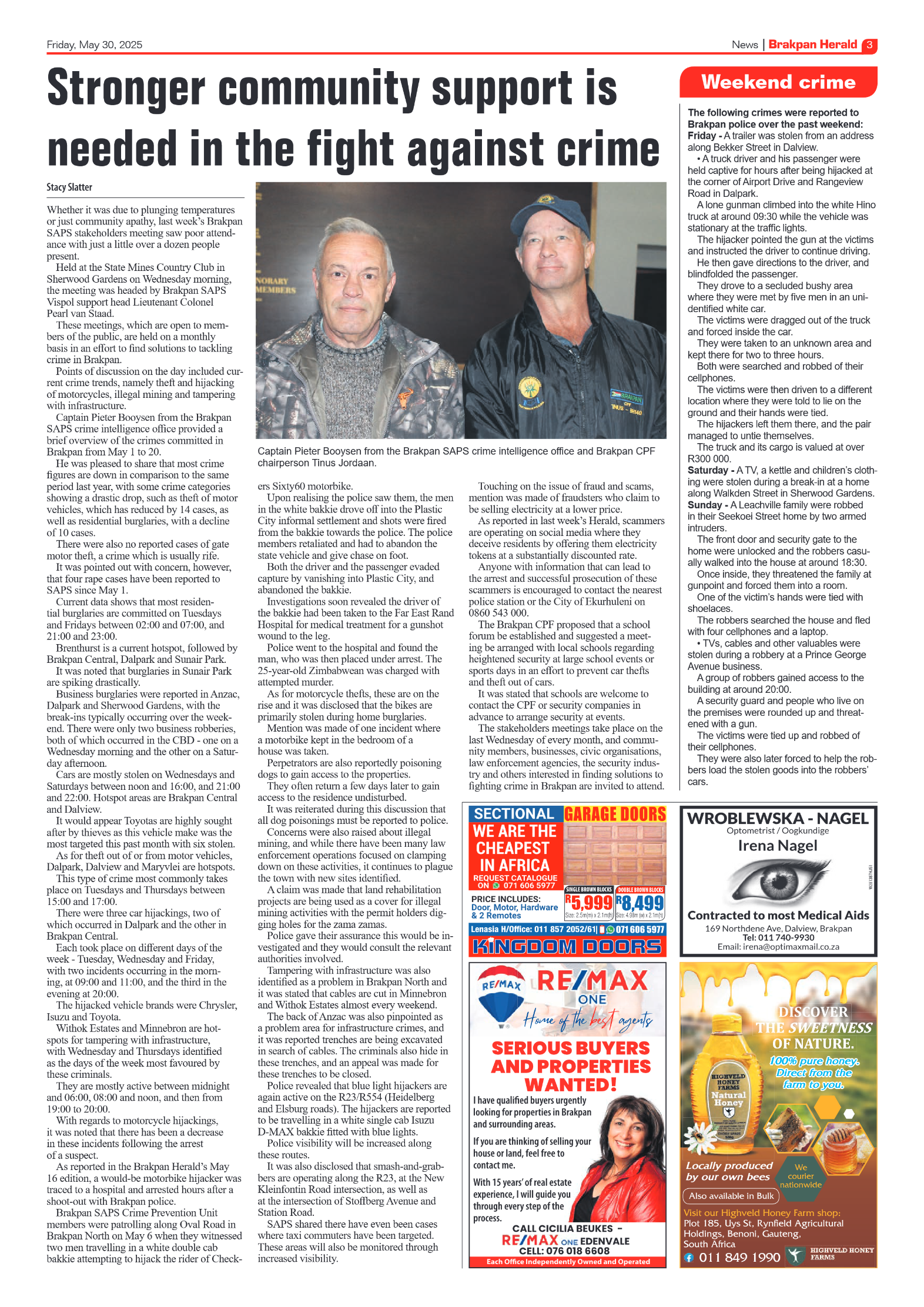Brakpan Herald 30 May 2025 page 3