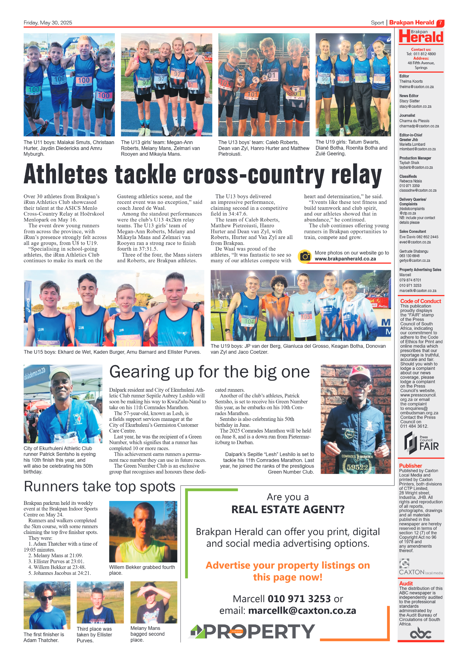 Brakpan Herald 30 May 2025 page 7