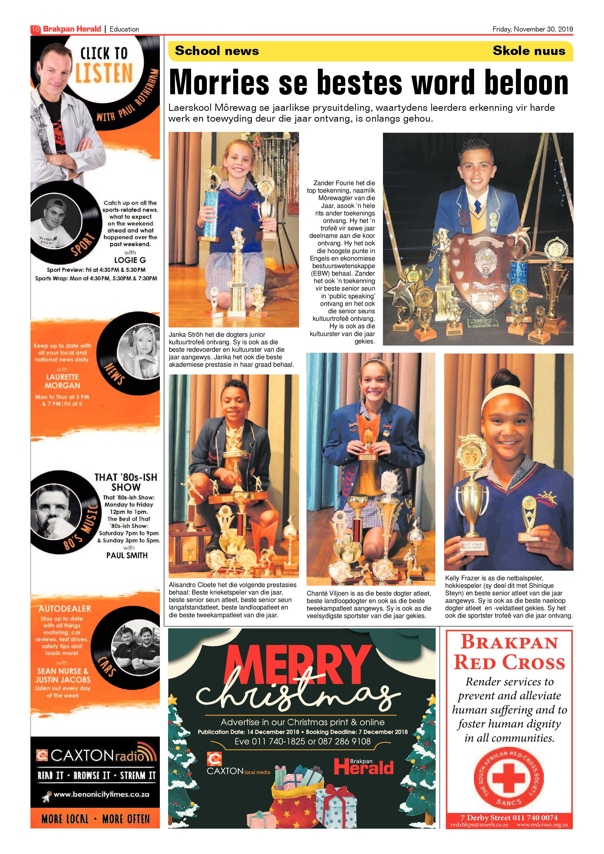Brakpan Herald 30 November 2018 page 14