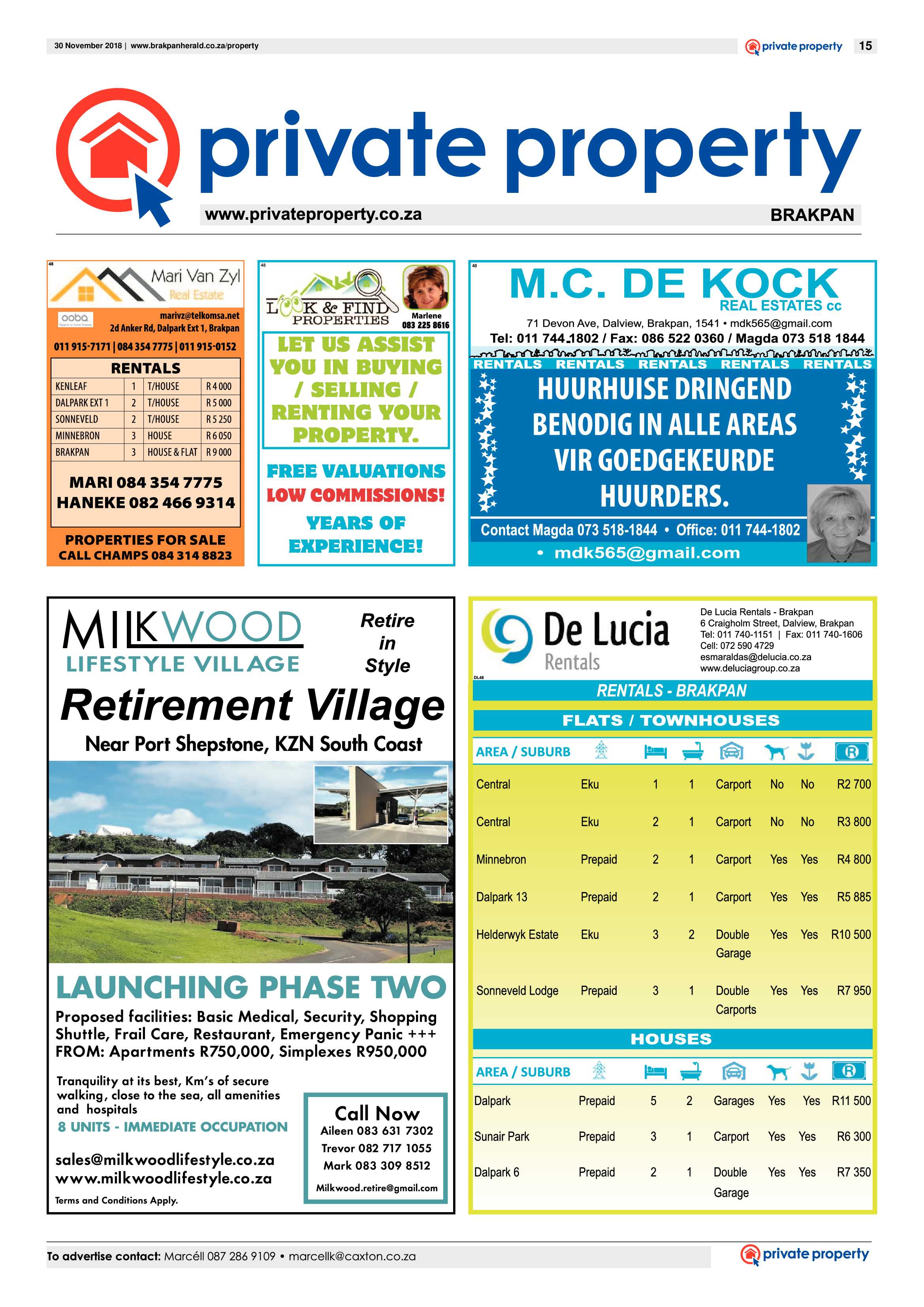 Brakpan Herald 30 November 2018 page 19