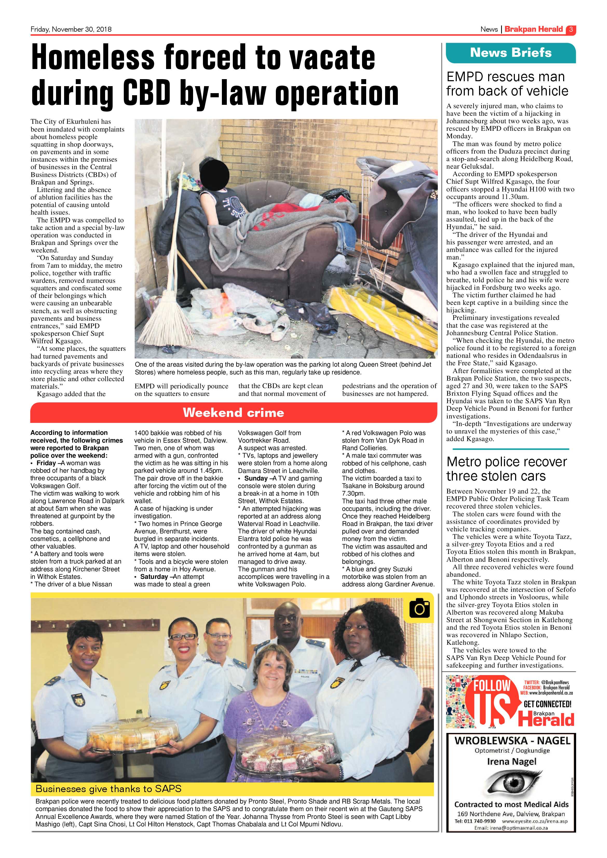 Brakpan Herald 30 November 2018 page 7