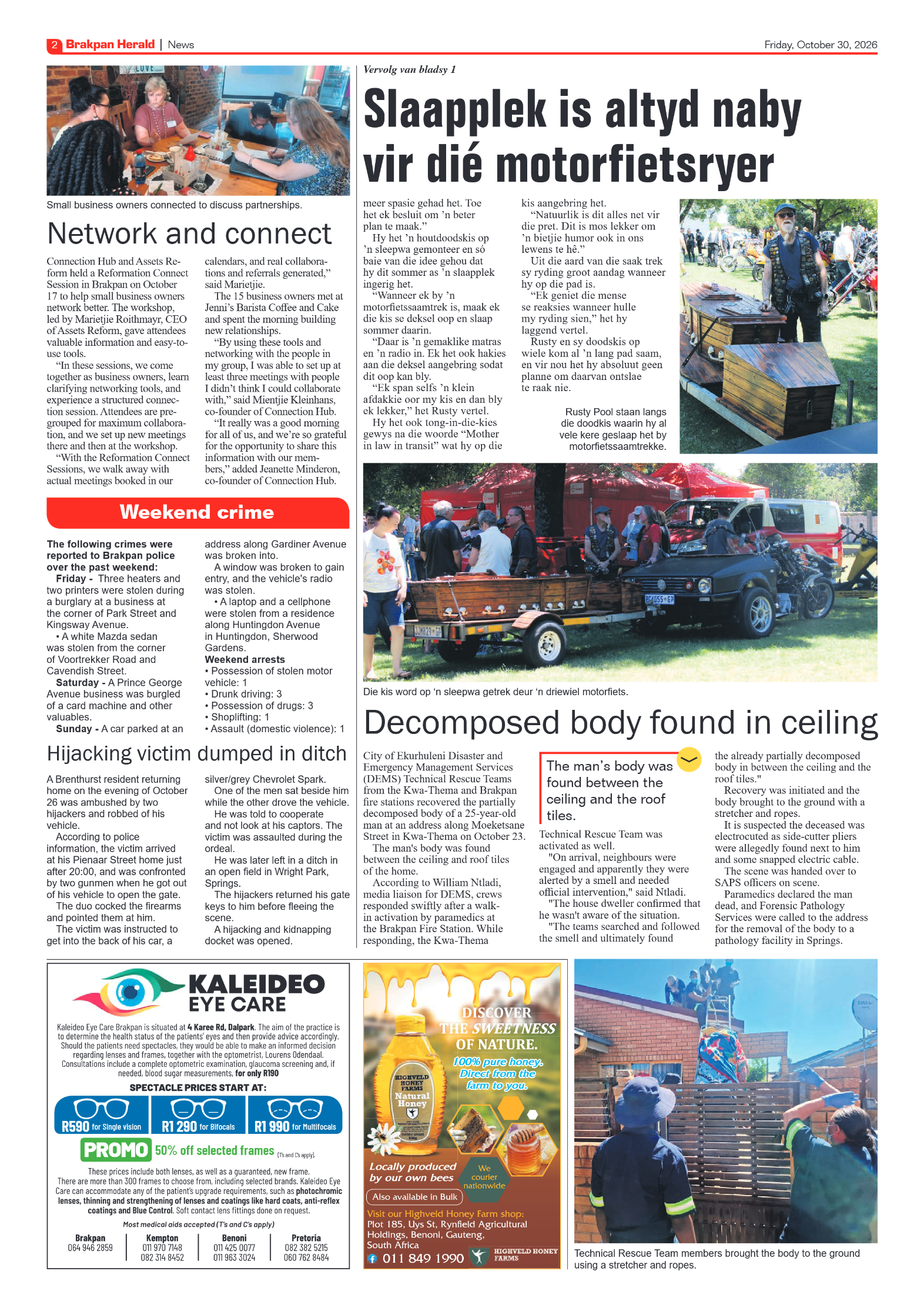 Brakpan Herald 30 October 2026 page 2