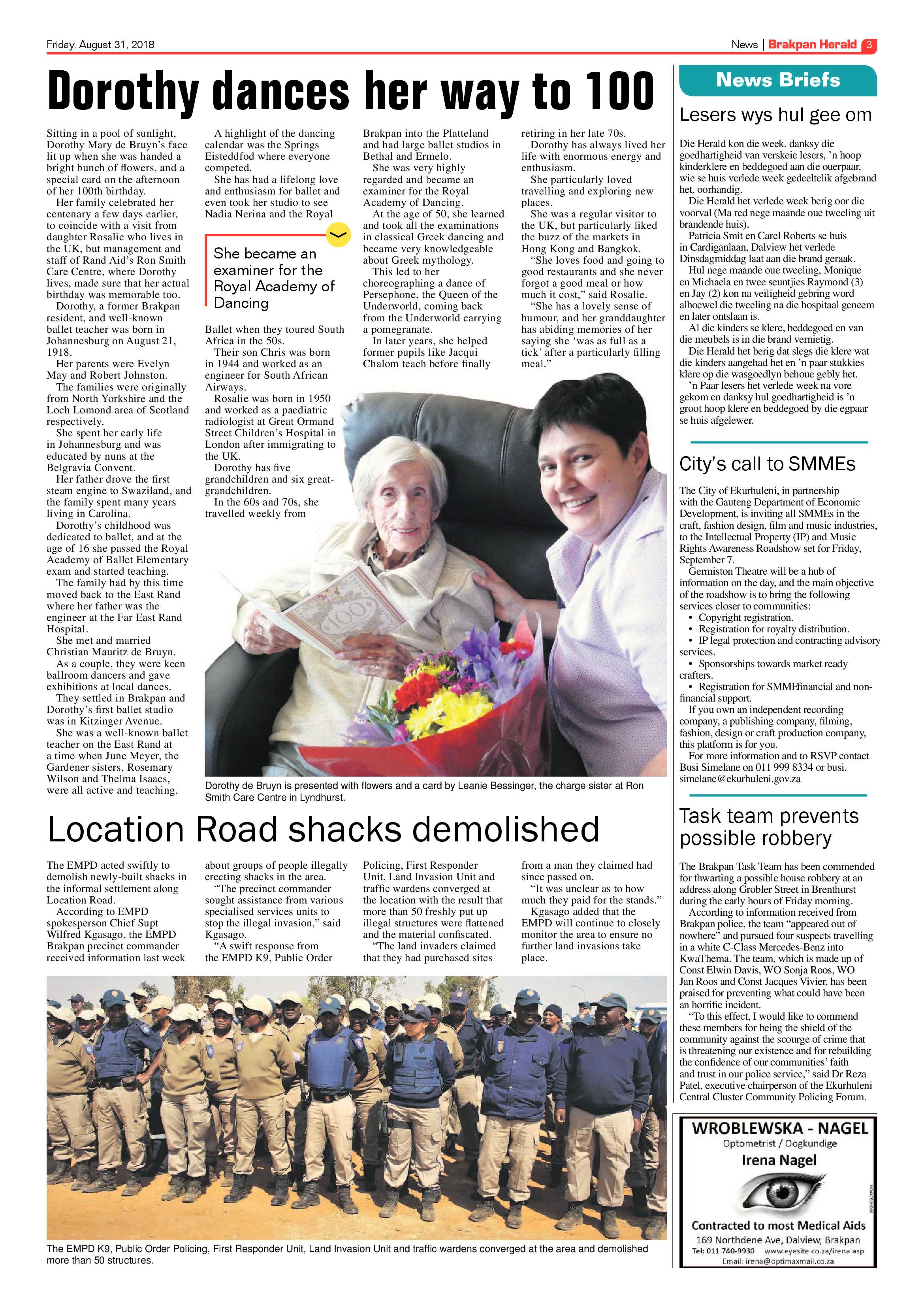 Brakpan Herald 31 August 2018 page 3