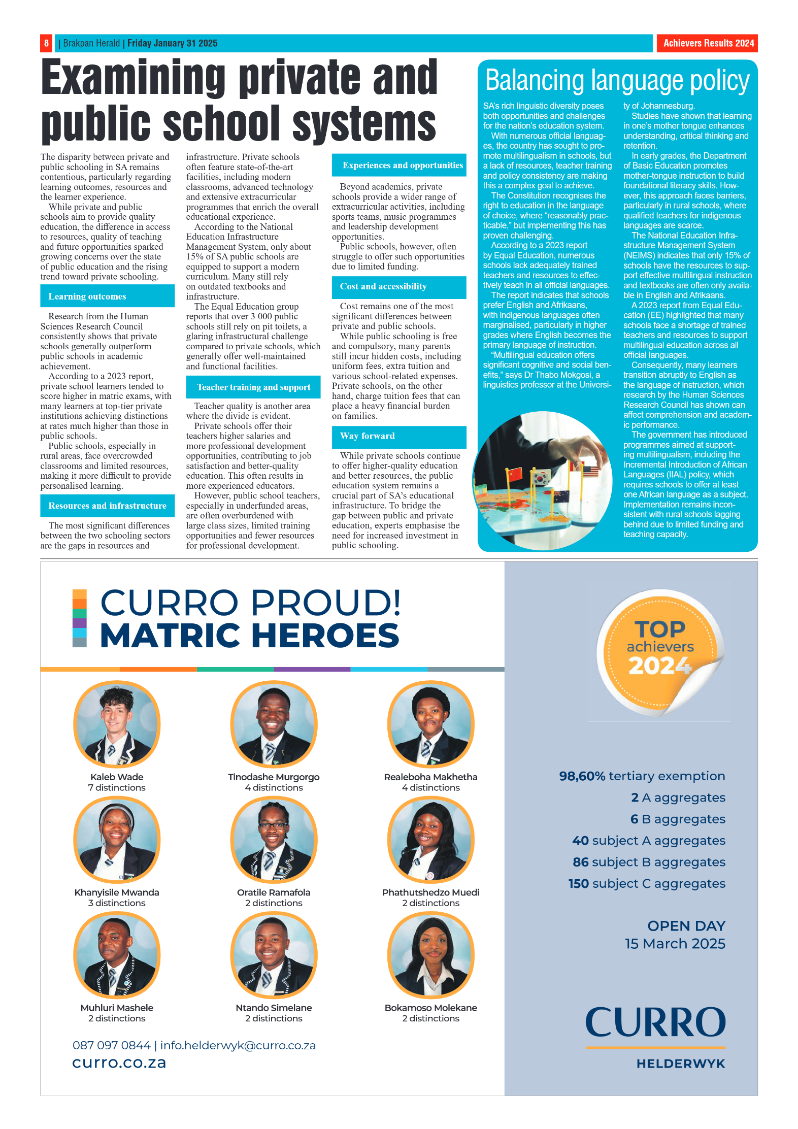 Brakpan Herald 31 January 2025 page 8