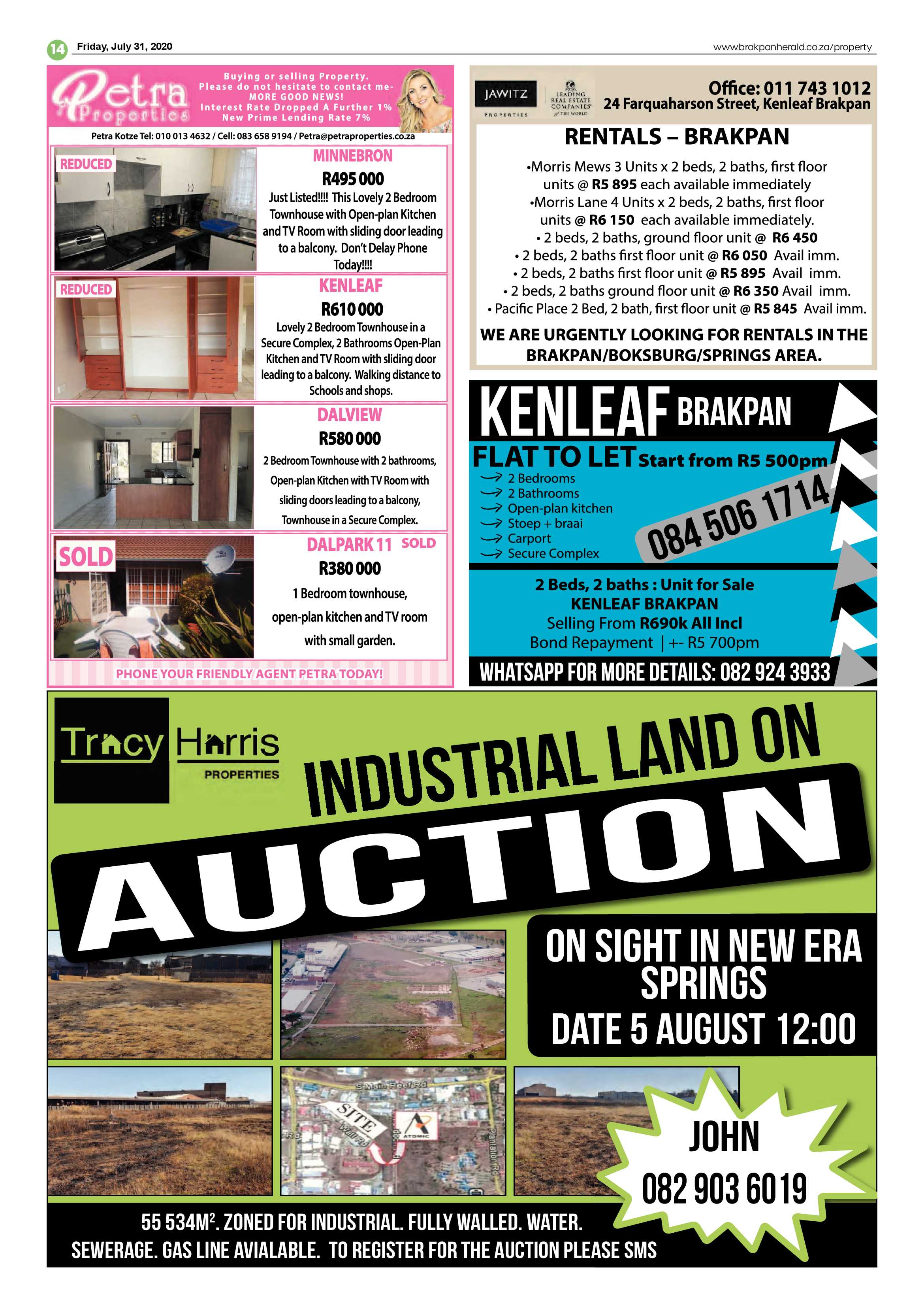 Brakpan Herald 31 July 2020 page 14