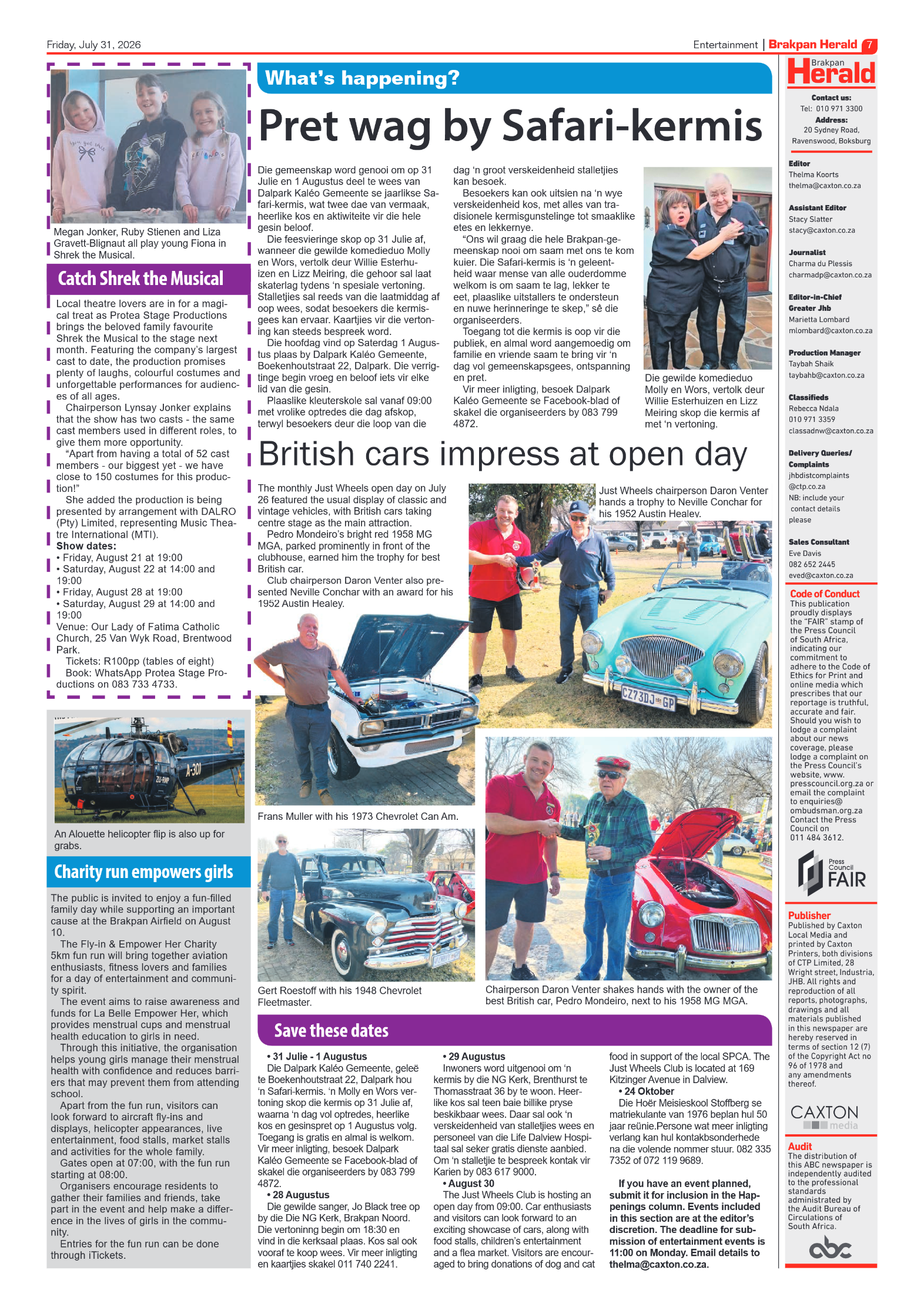 Brakpan Herald 31 July 2026 page 19