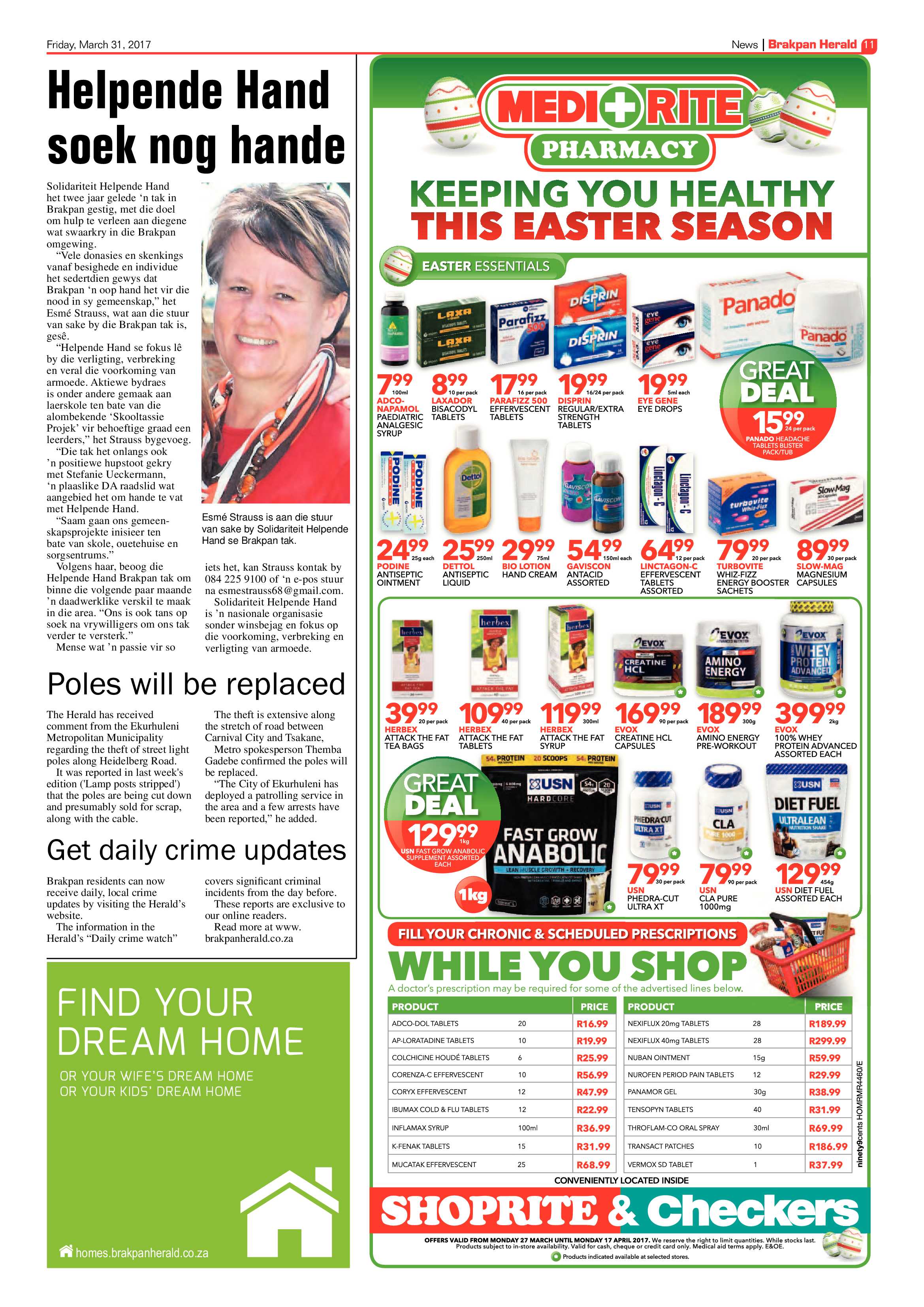 Brakpan Herald 31 March 2017 page 11