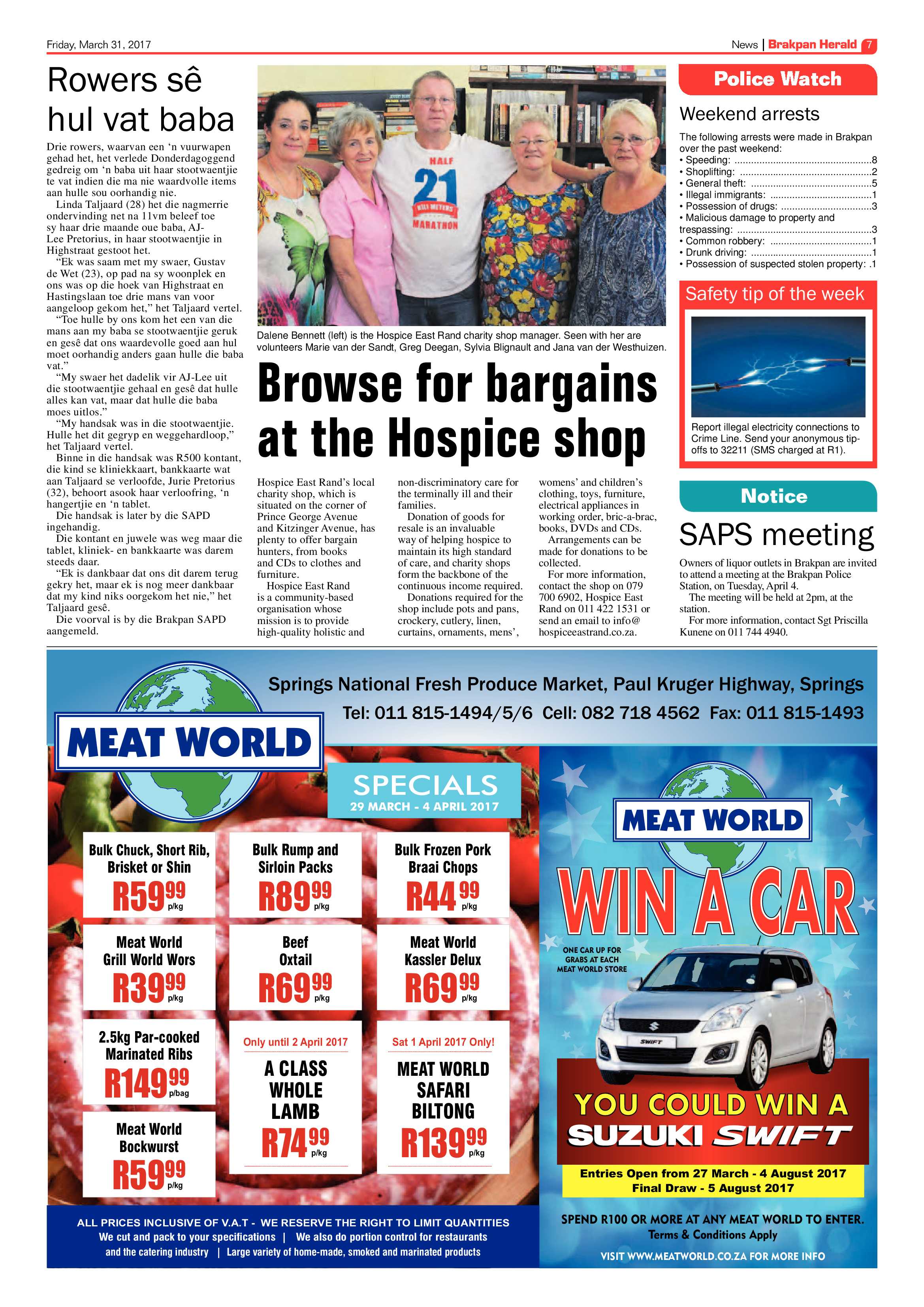 Brakpan Herald 31 March 2017 page 7