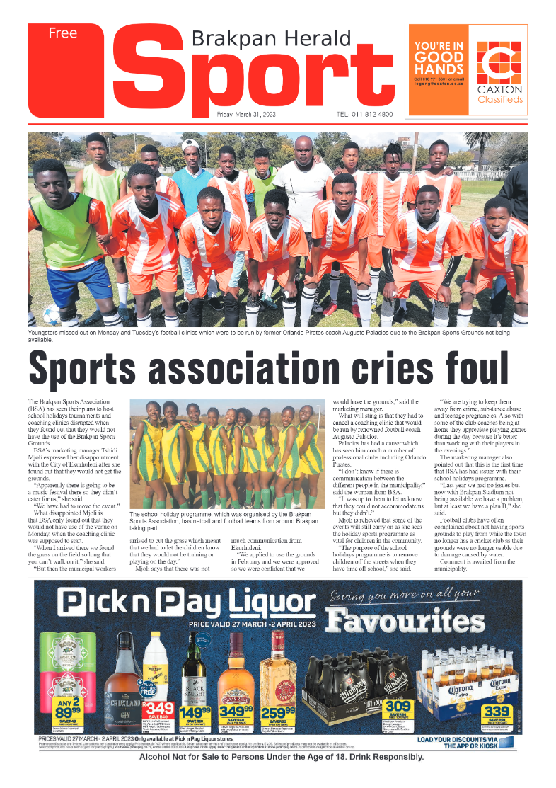 Brakpan Herald 31 March 2022 page 12