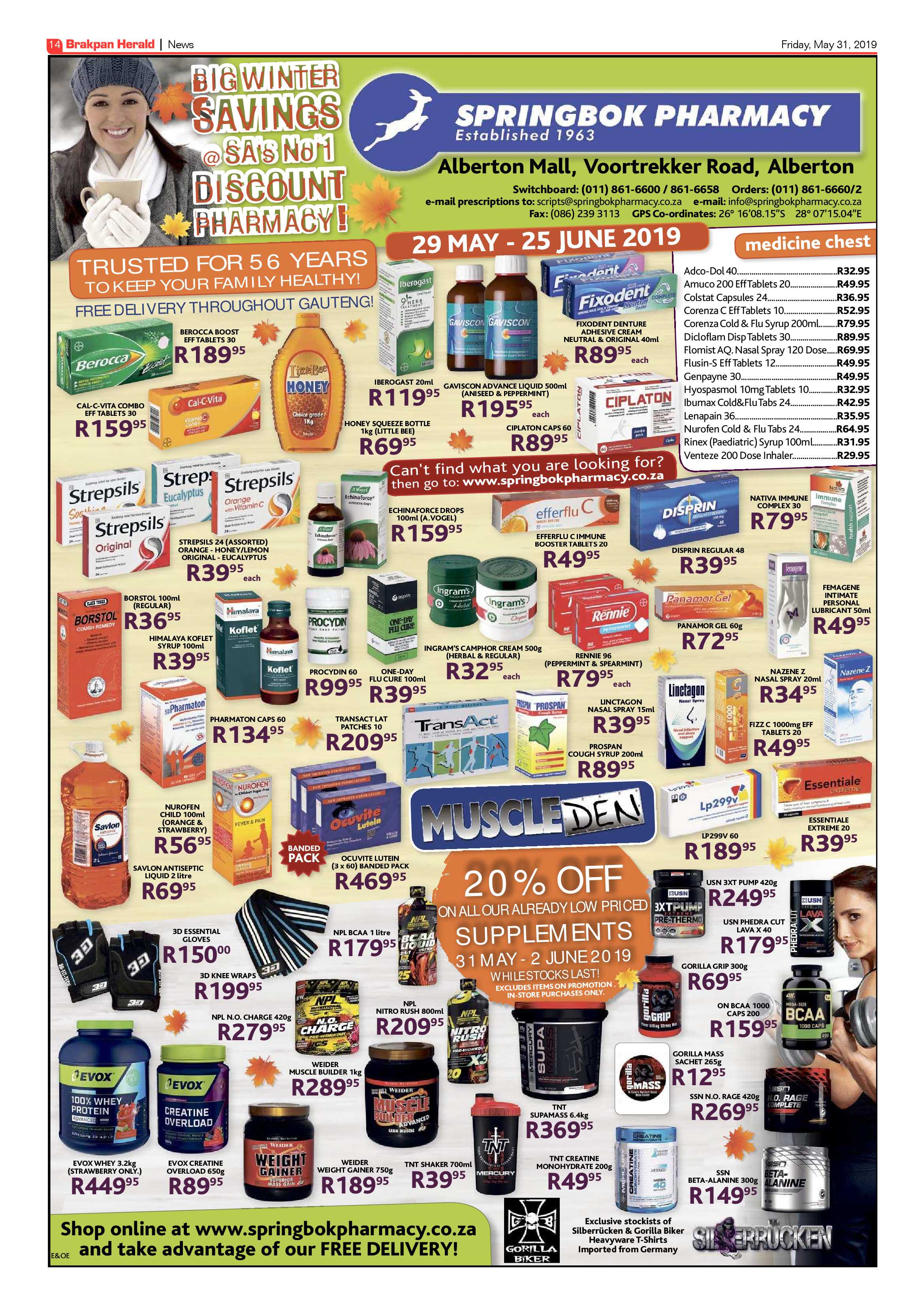 Brakpan Herald 31 May 2019 page 14