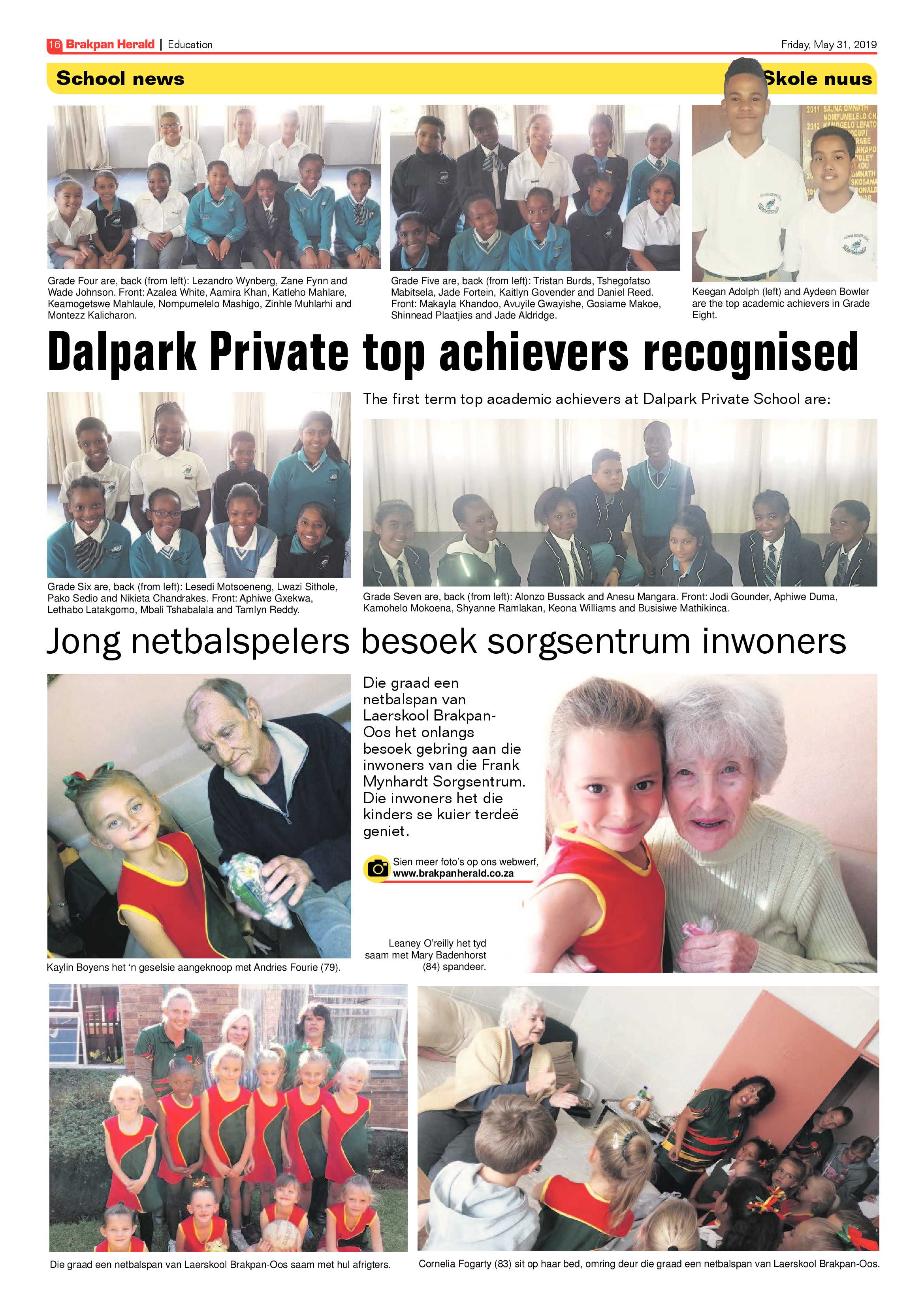 Brakpan Herald 31 May 2019 page 16