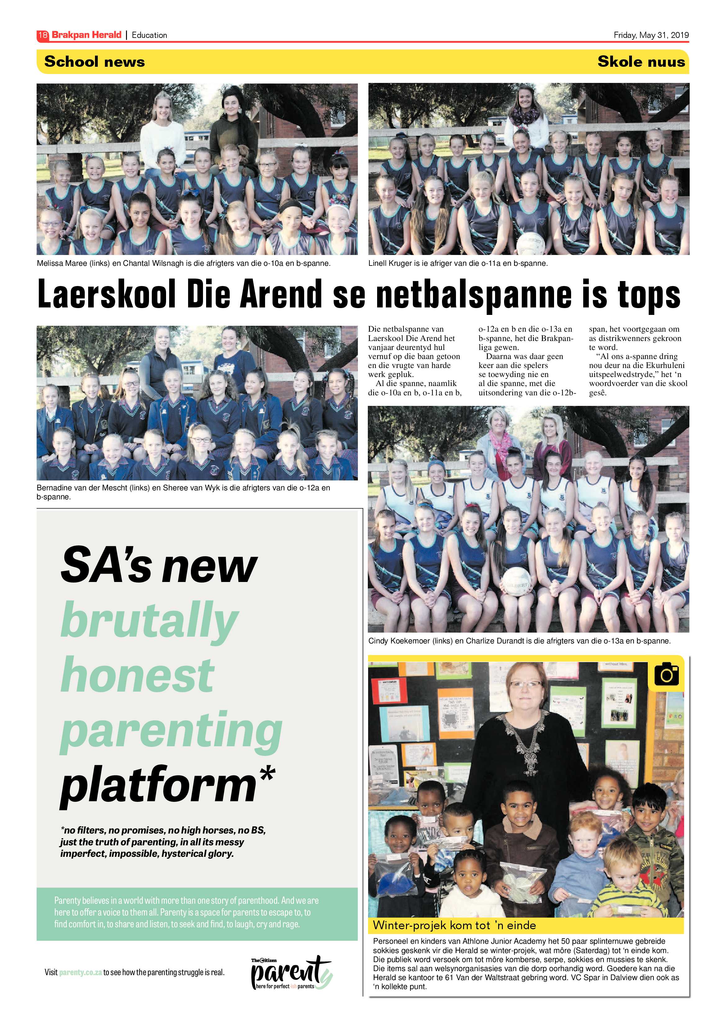 Brakpan Herald 31 May 2019 page 18