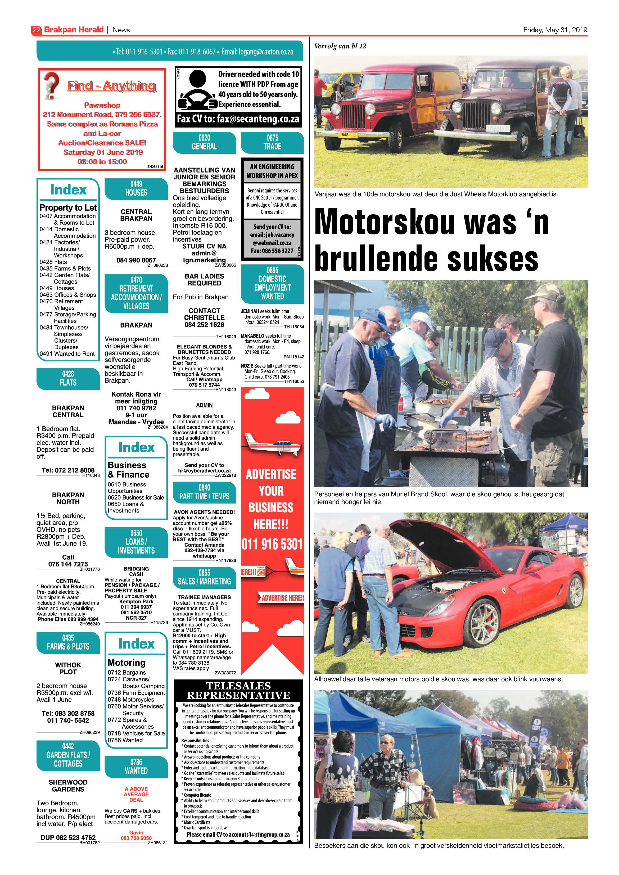 Brakpan Herald 31 May 2019 page 22