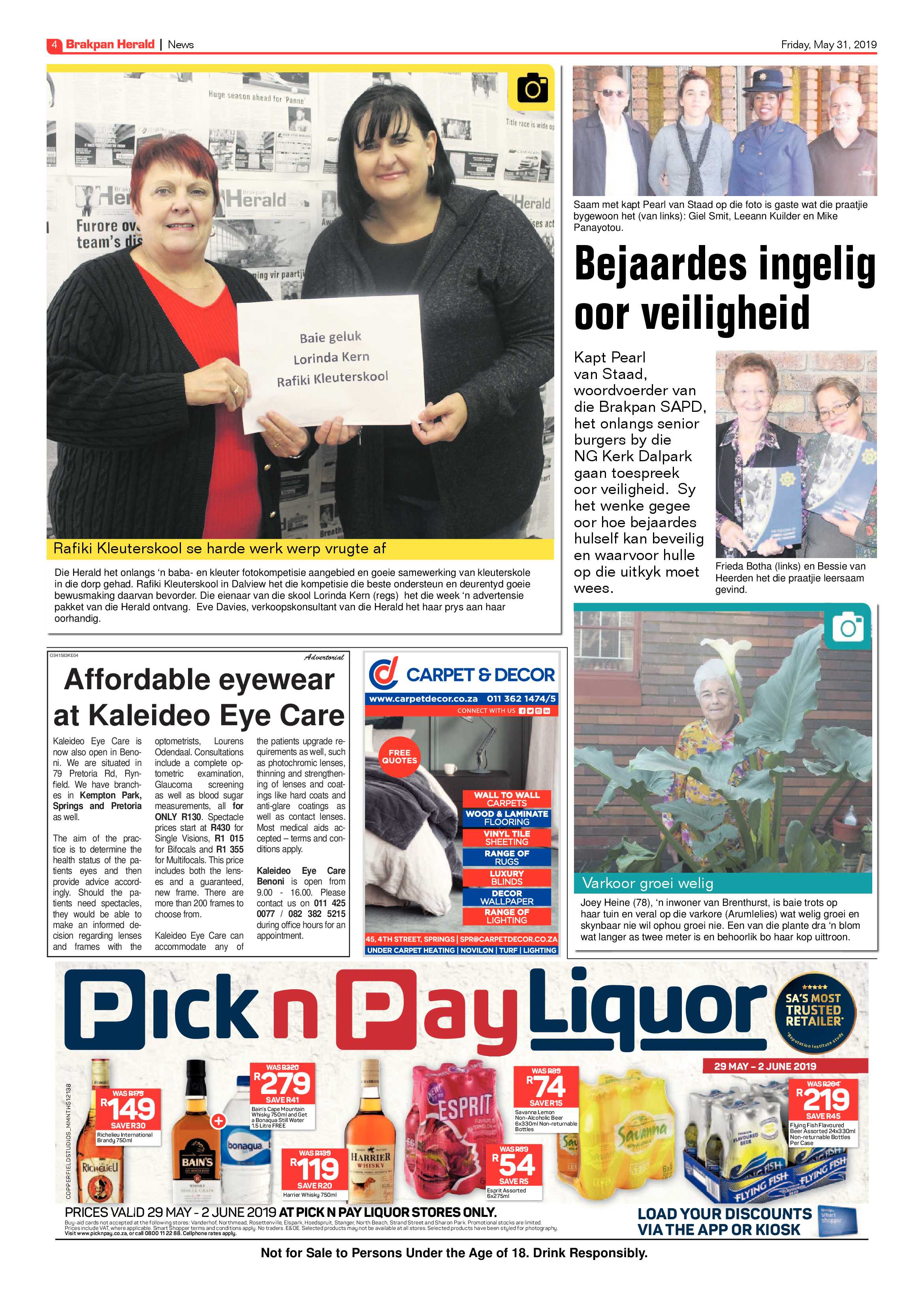 Brakpan Herald 31 May 2019 page 4