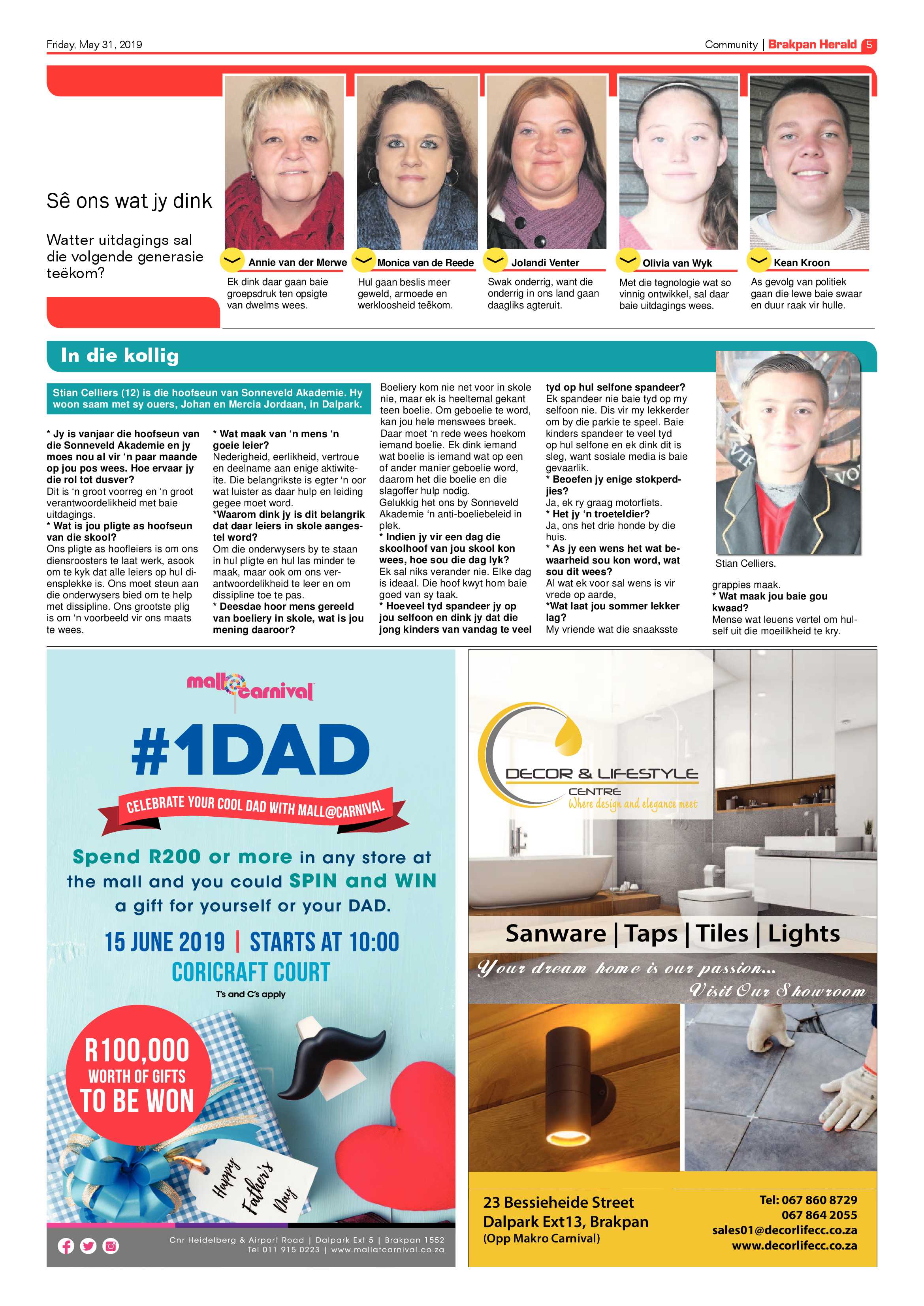 Brakpan Herald 31 May 2019 page 5