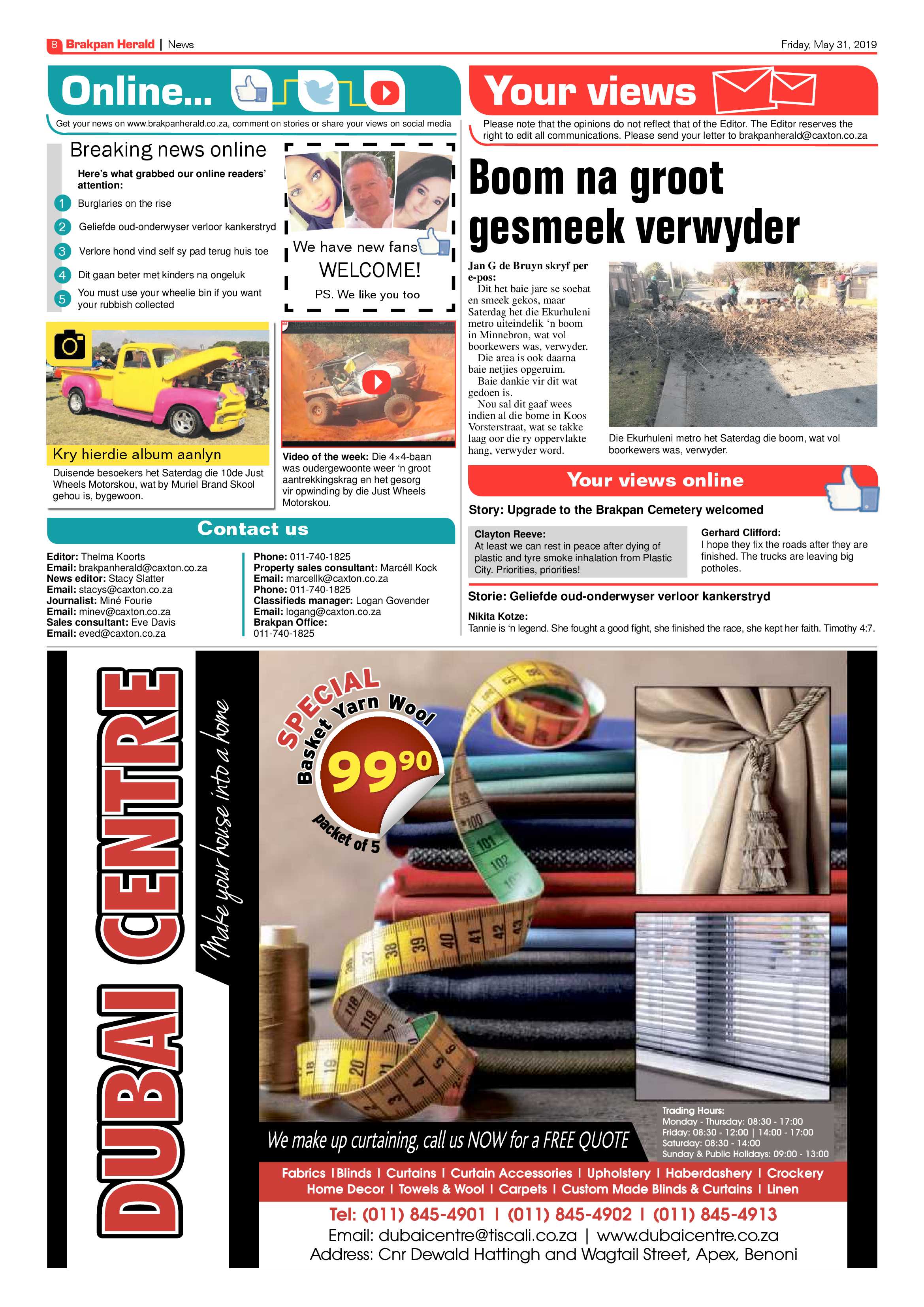 Brakpan Herald 31 May 2019 page 8
