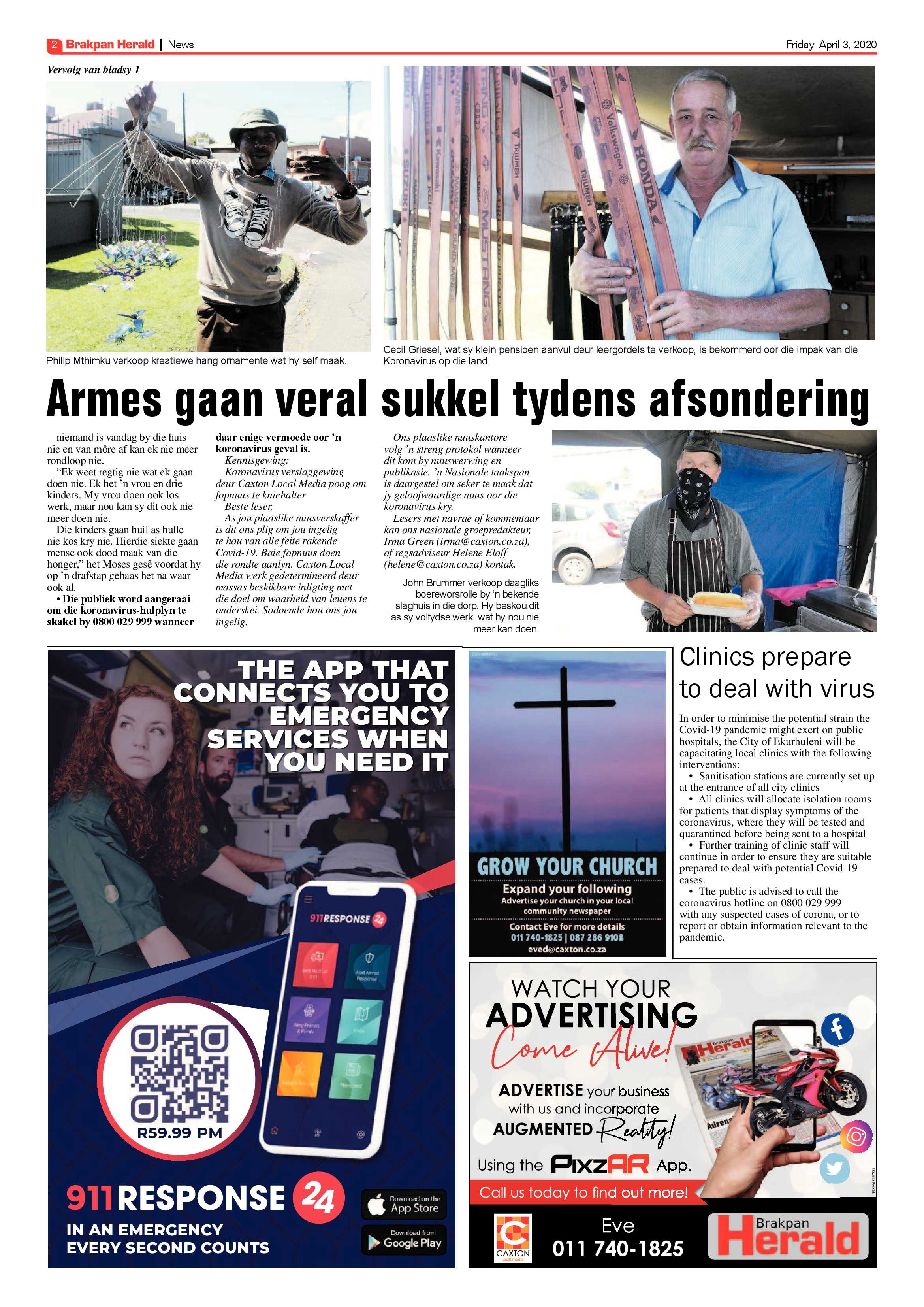 Brakpan Herald 3 April 2020 page 2
