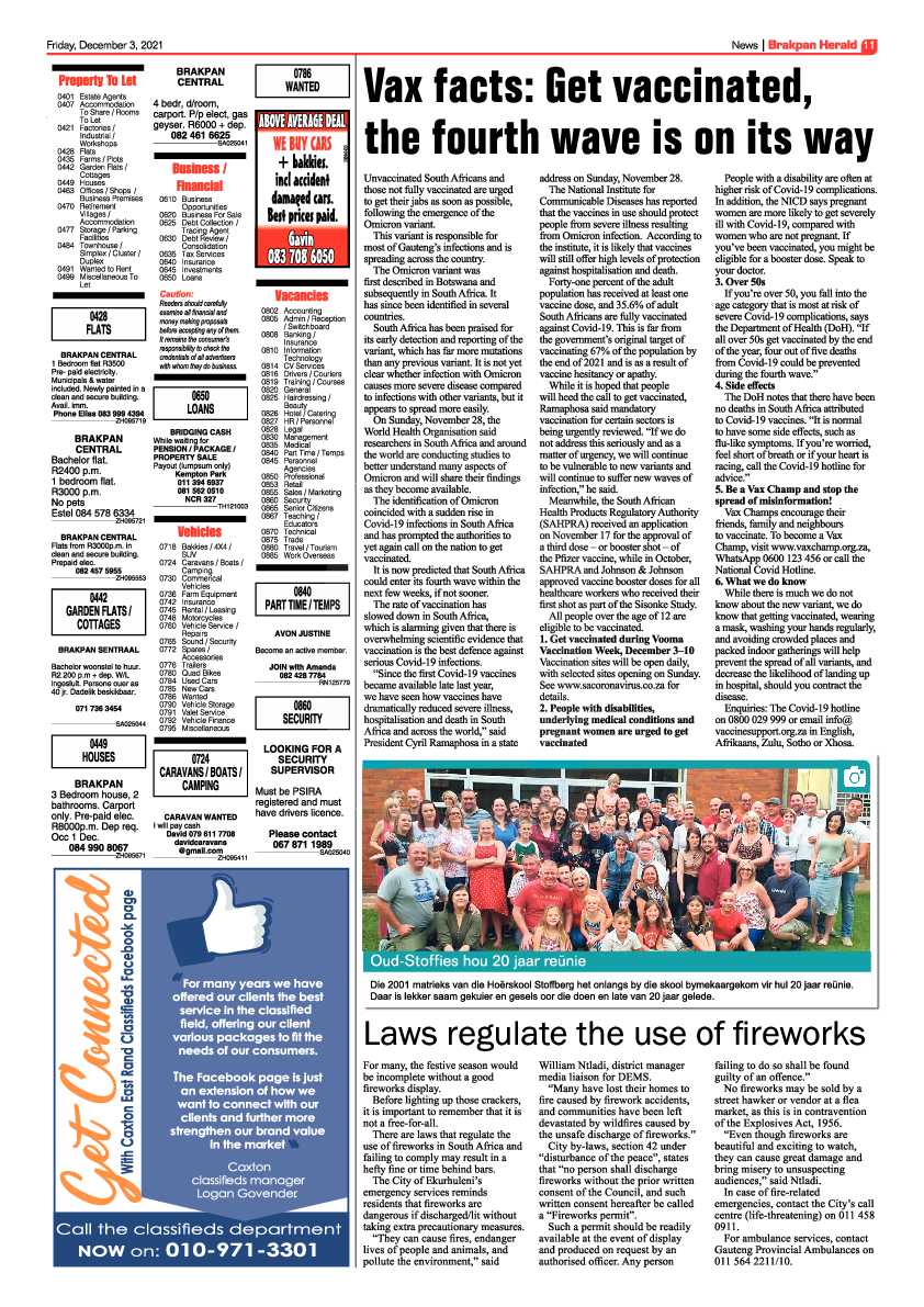 Brakpan Herald 3 December 2021 page 11