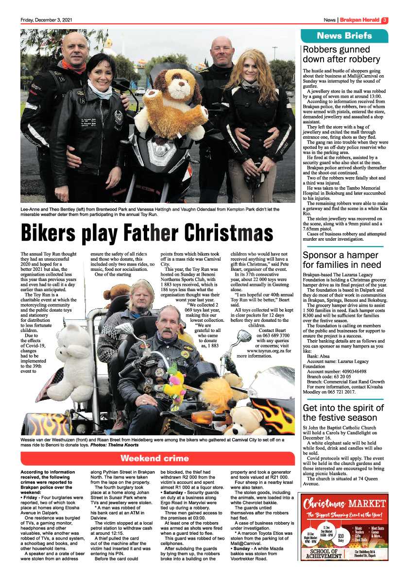 Brakpan Herald 3 December 2021 page 3