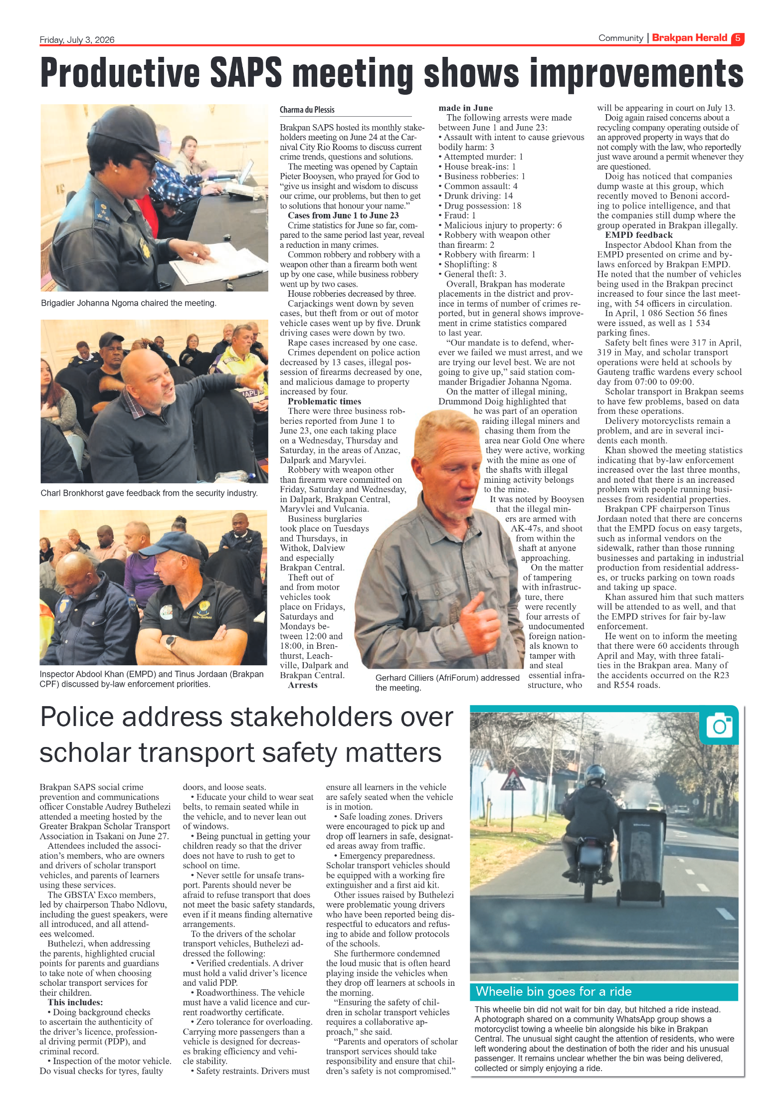 Brakpan Herald 3 July 2026 page 5