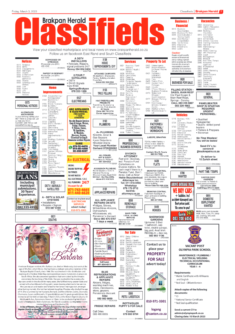 Brakpan Herald 3 March 2022 page 7