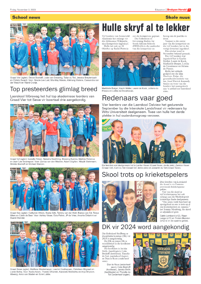 Brakpan Herald 3 November 2023 page 7