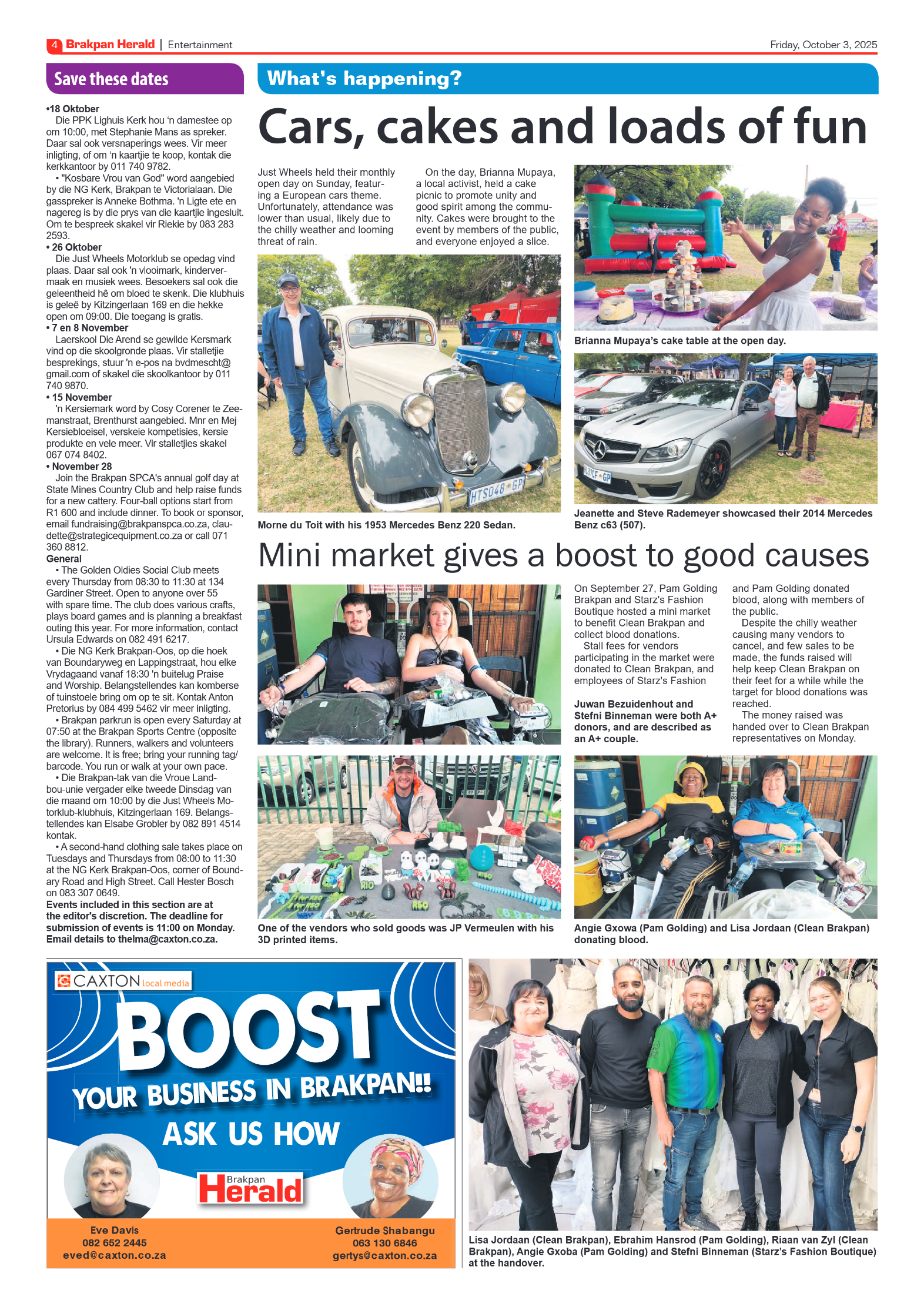 Brakpan Herald 3 October 2025 page 4