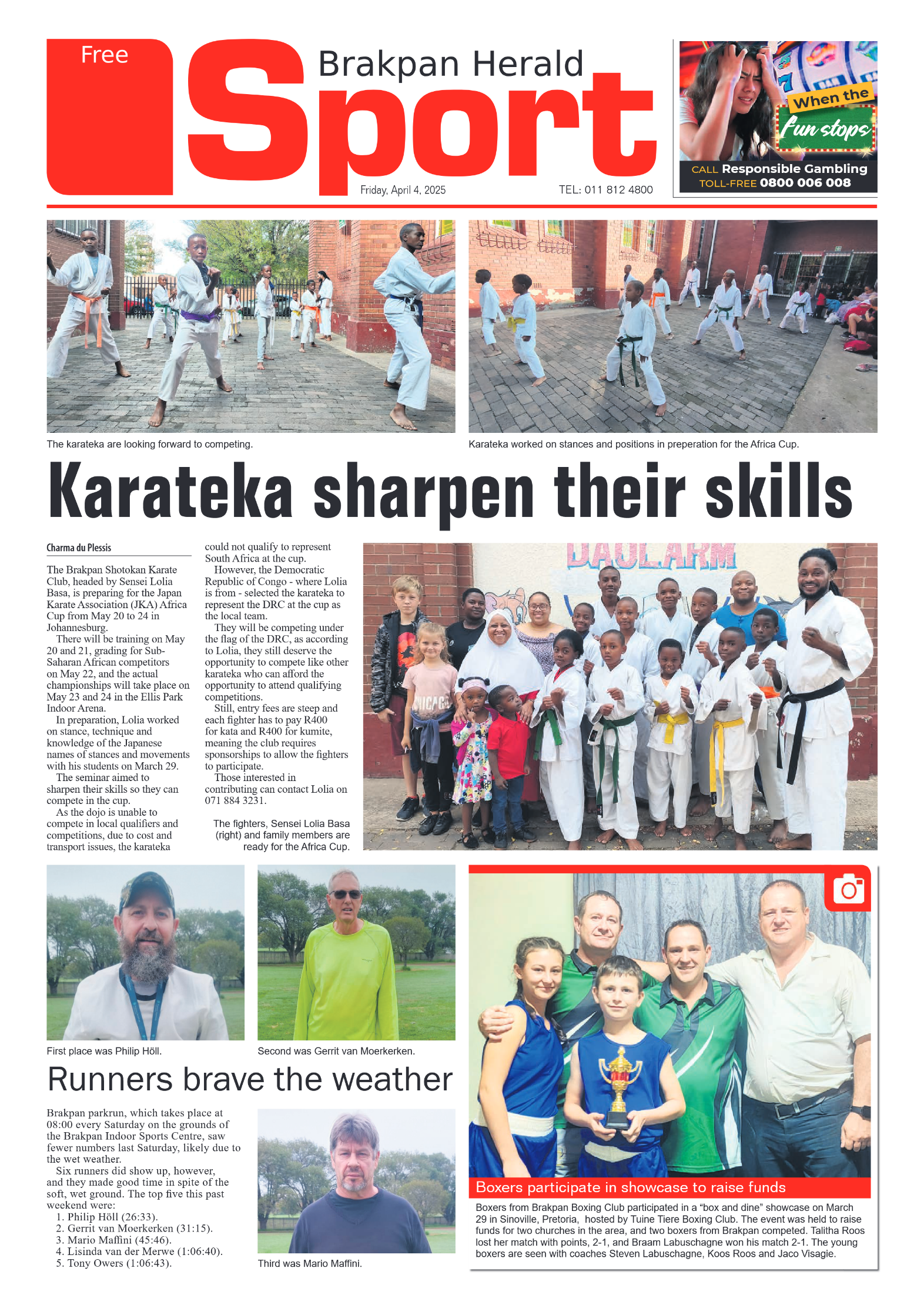 Brakpan Herald 4 April 2025 page 8