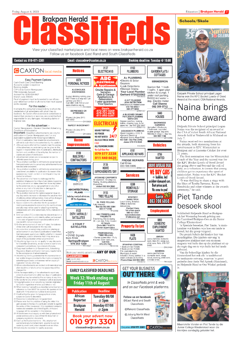 Brakpan Herald 4 August 2022 page 7
