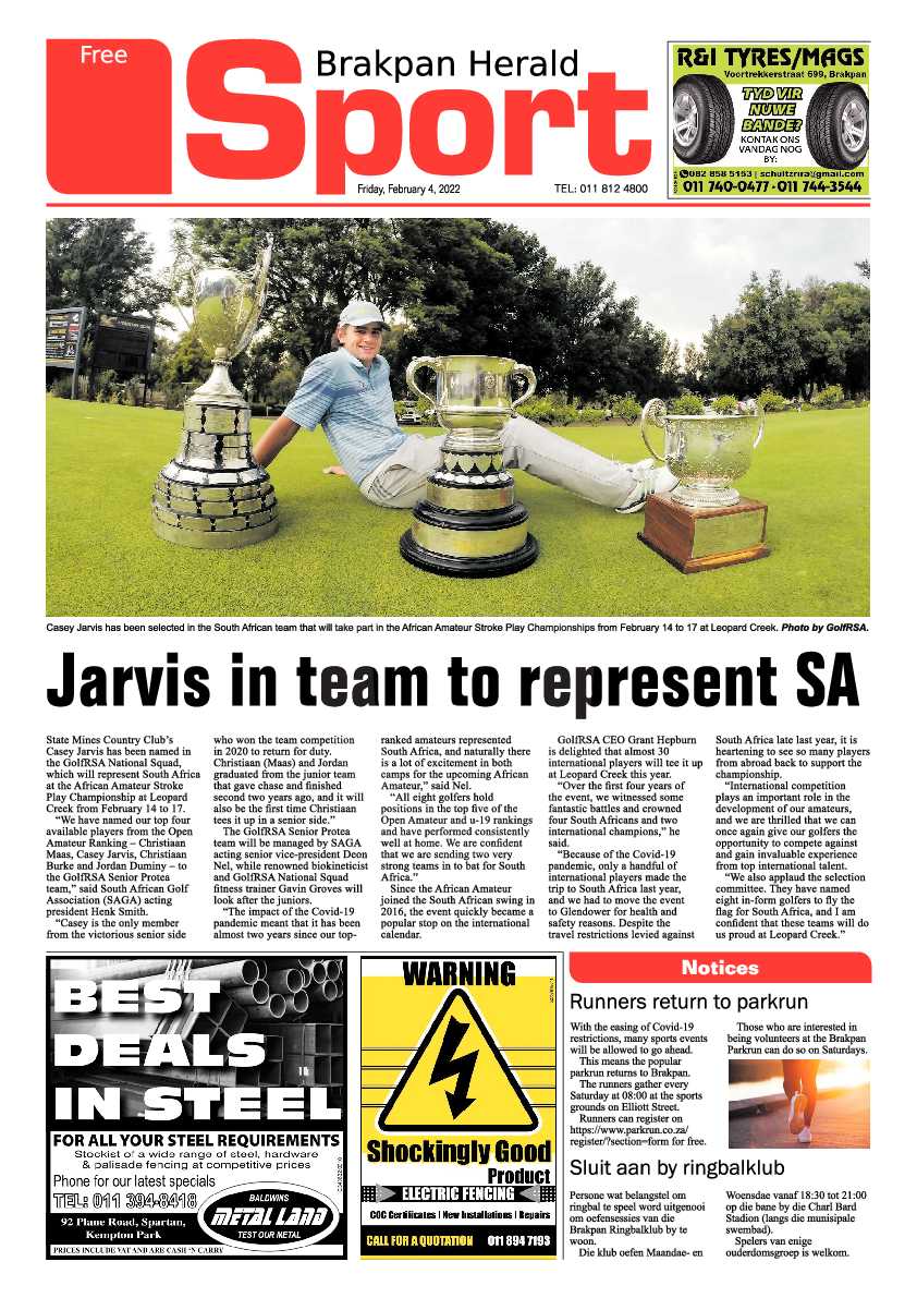 Brakpan Herald 4 February 2022 page 12