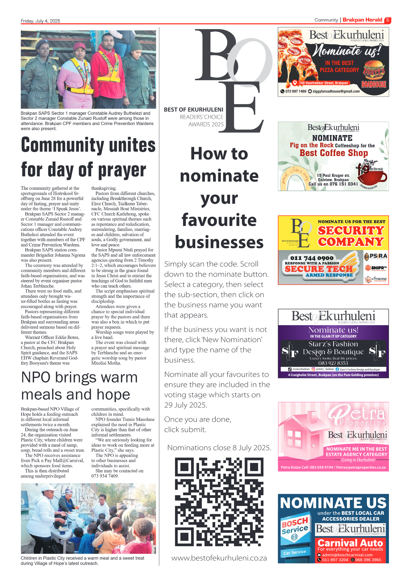 Brakpan Herald 4 July 2025 page 5