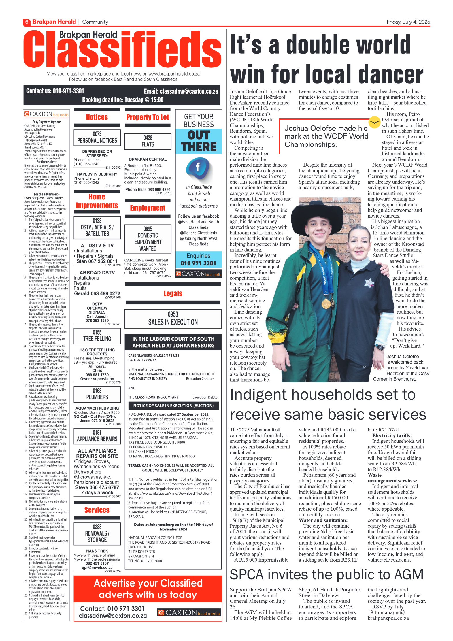Brakpan Herald 4 July 2025 page 6