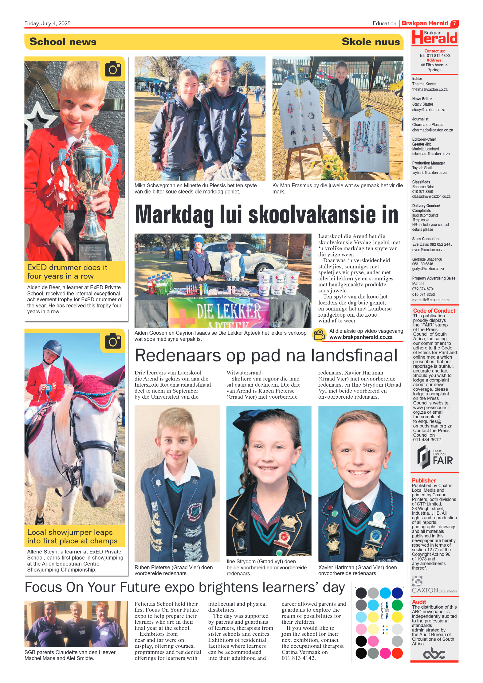 Brakpan Herald 4 July 2025 page 7