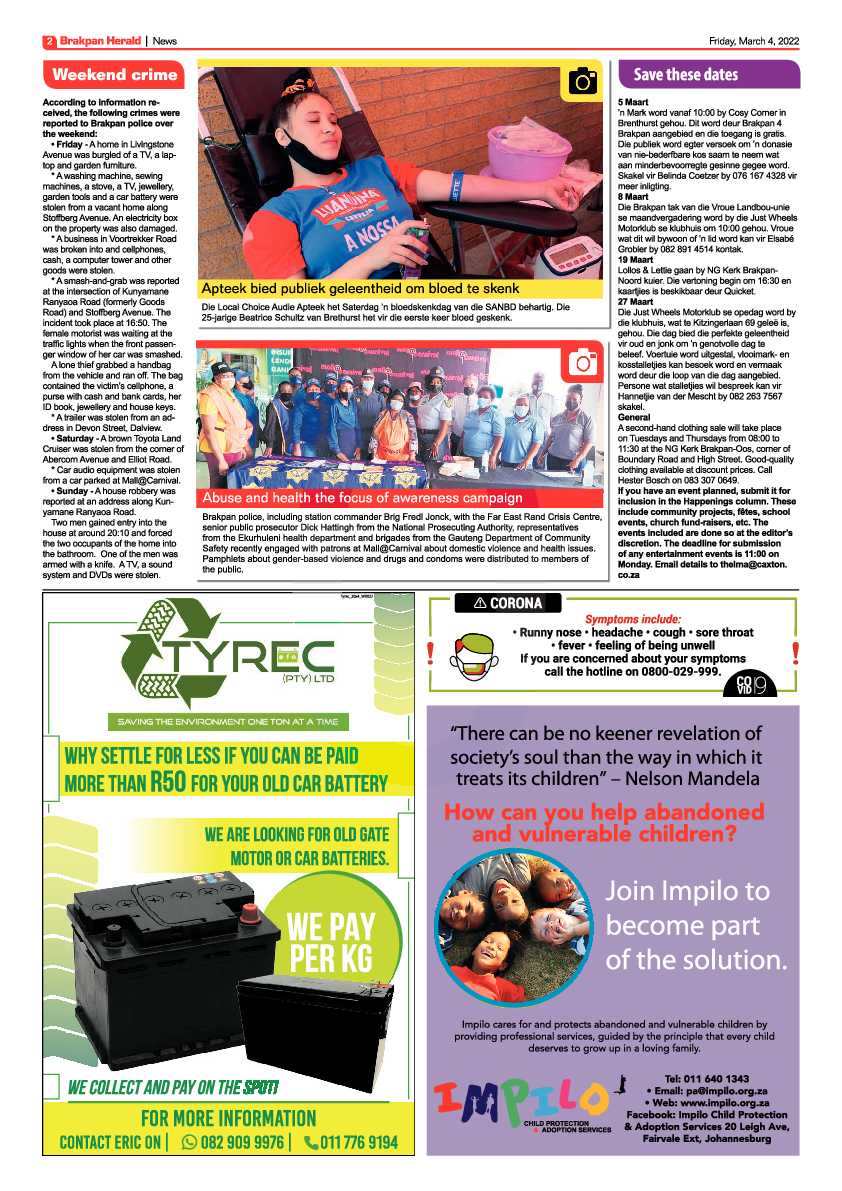Brakpan Herald 4 March 2022 page 2