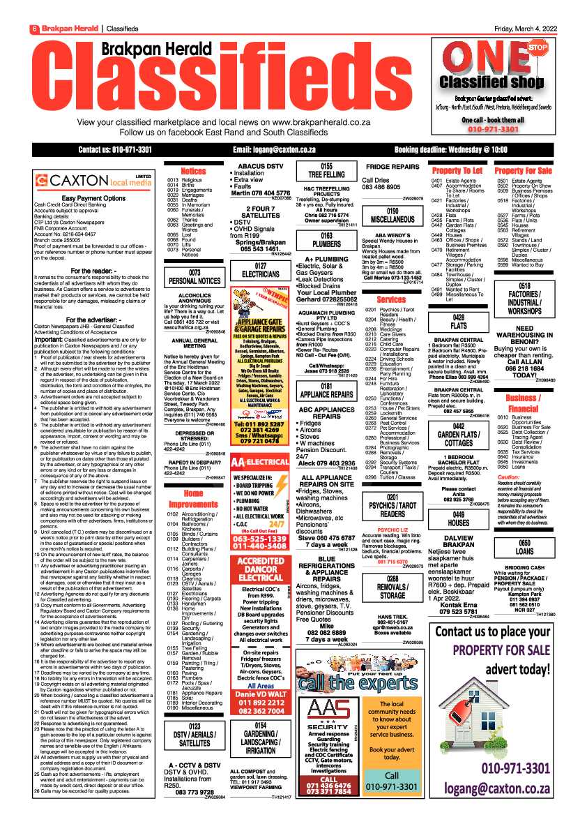 Brakpan Herald 4 March 2022 page 6