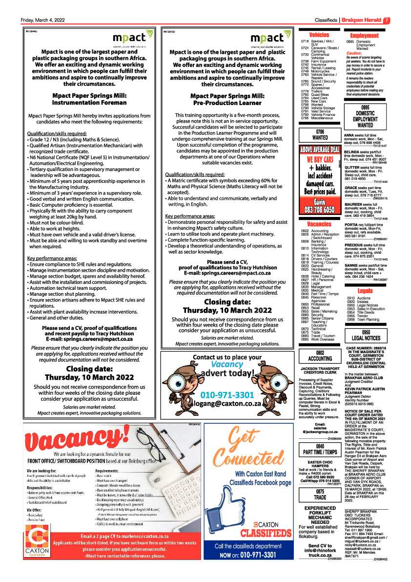 Brakpan Herald 4 March 2022 page 7