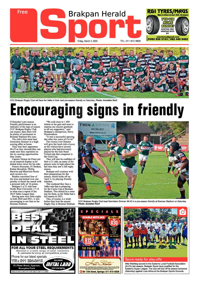 Brakpan Herald 4 March 2022 page 8
