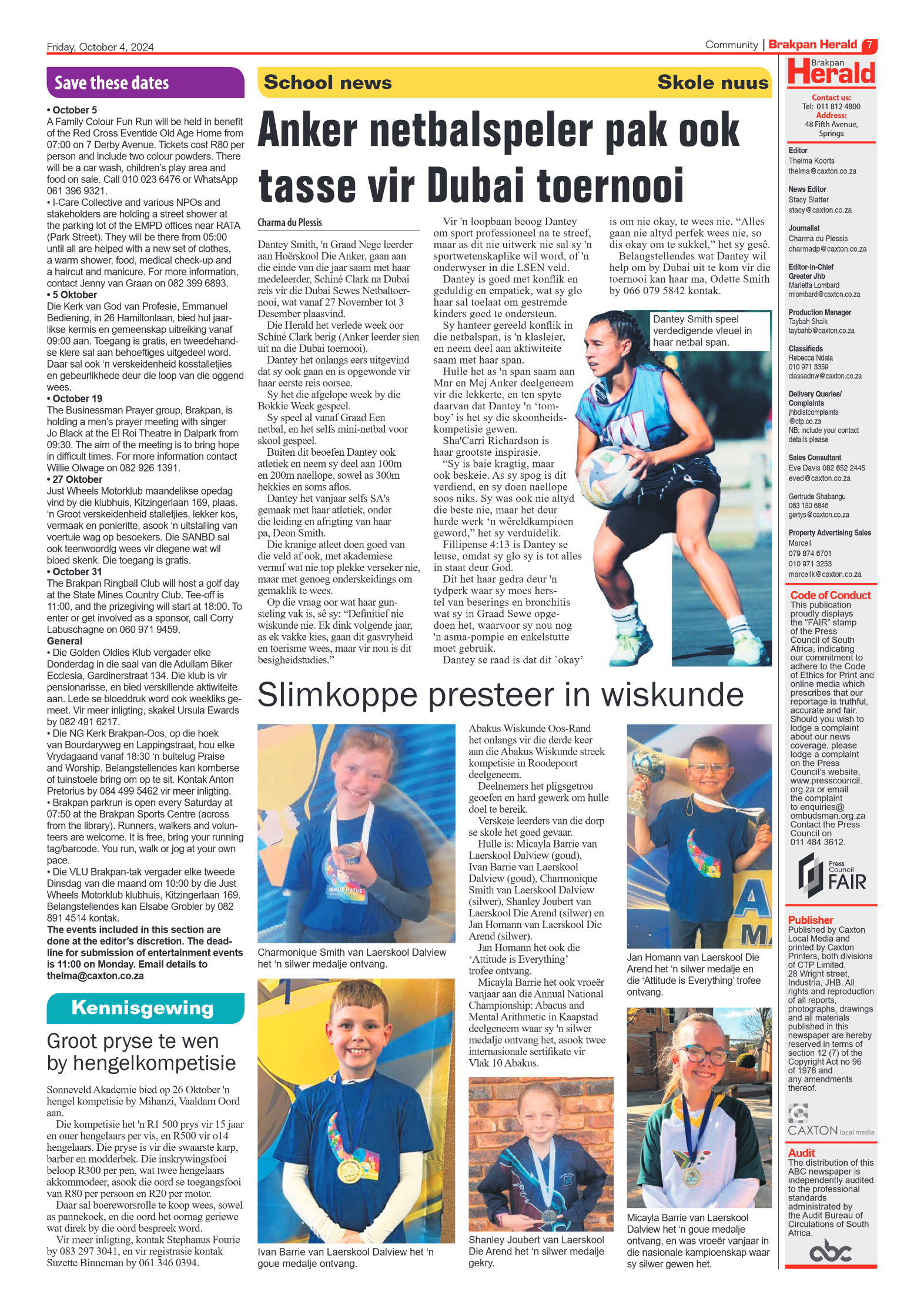 Brakpan Herald 4 October 2024 page 7
