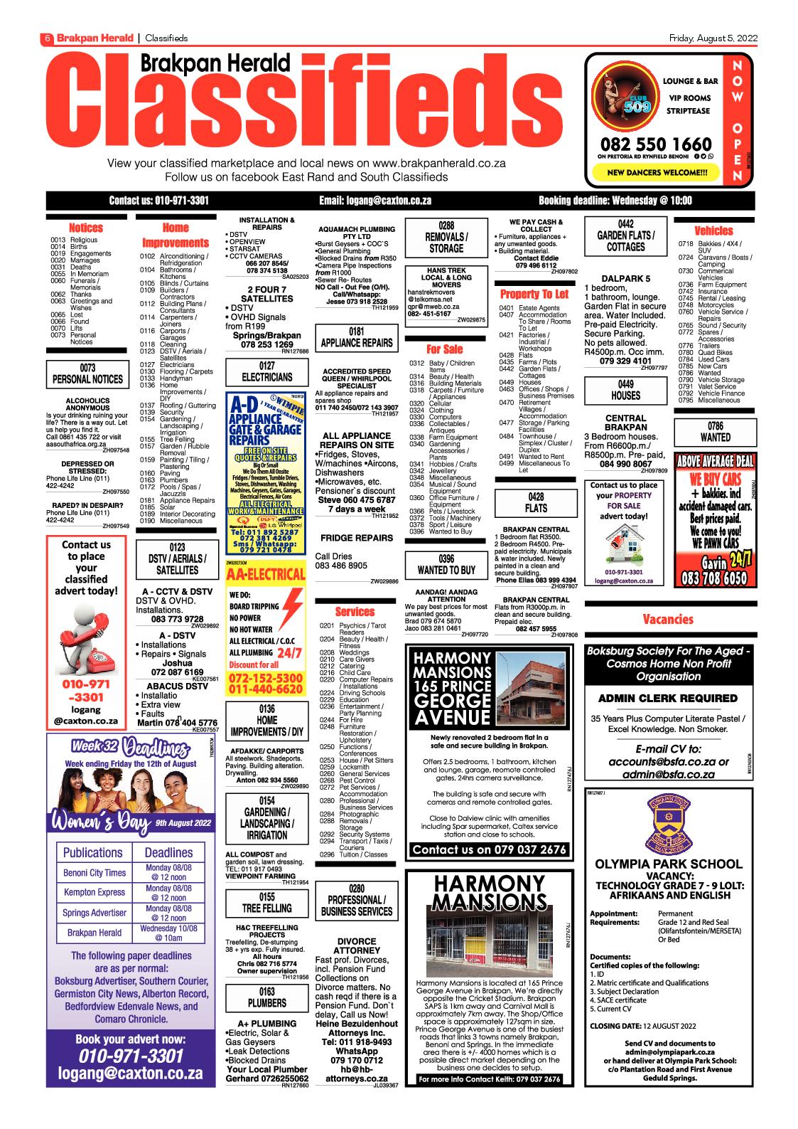 Brakpan Herald 5 Aug 2022 page 6