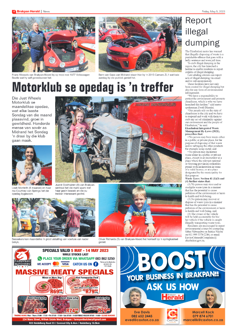 Brakpan Herald 5 May 2022 page 4