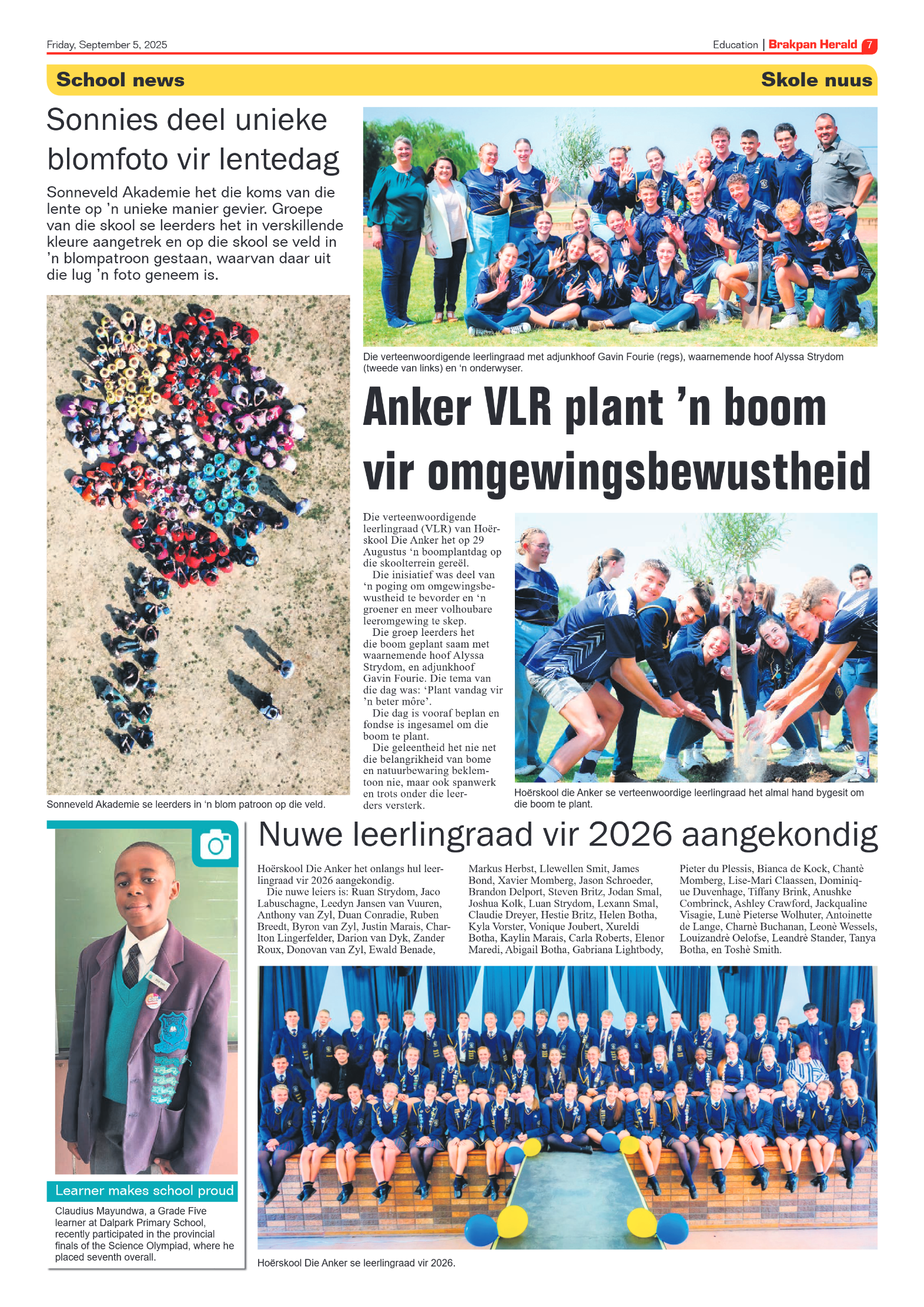 Brakpan Herald 5 September 2025 page 7