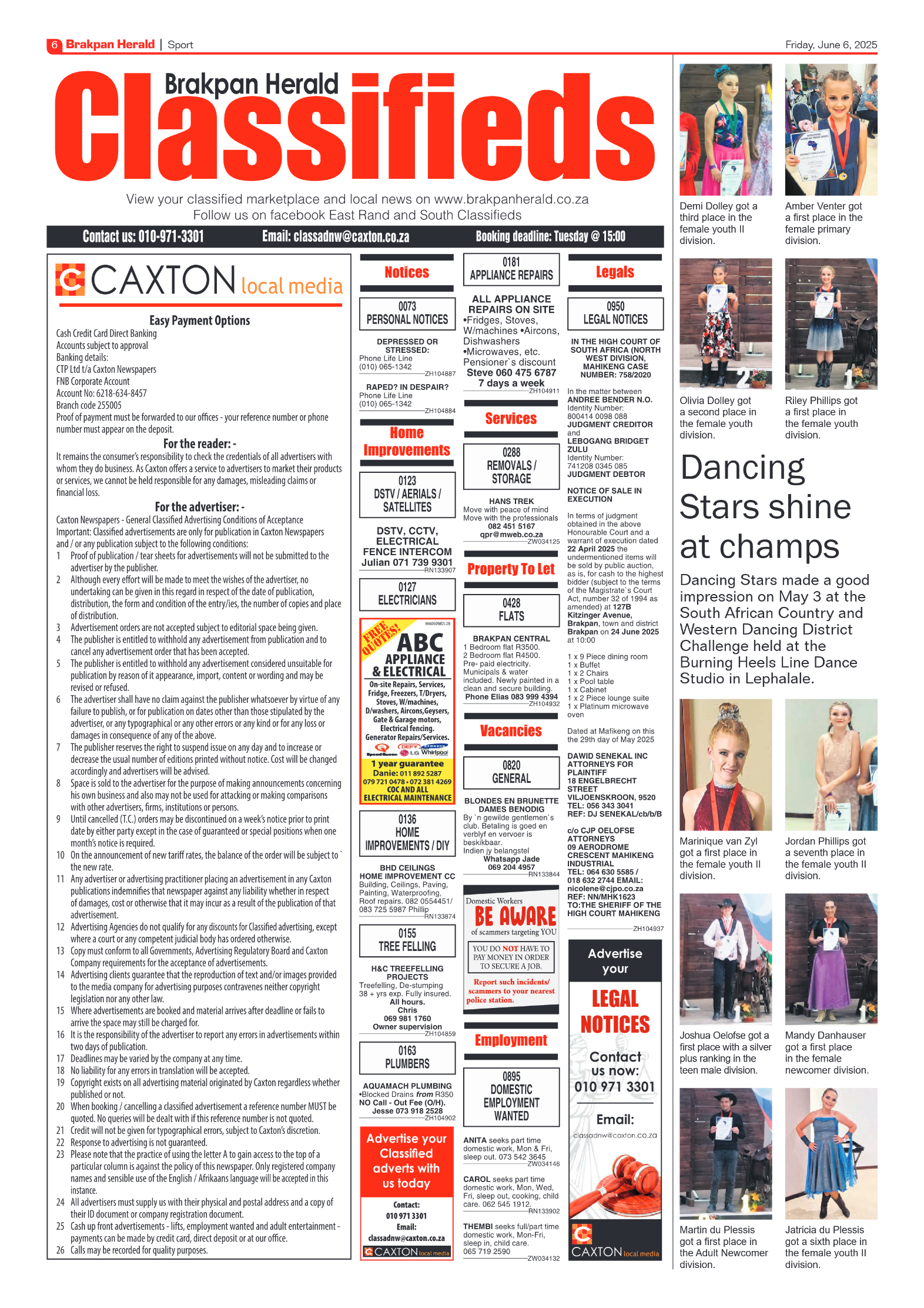 Brakpan Herald 6 June 2025 page 6