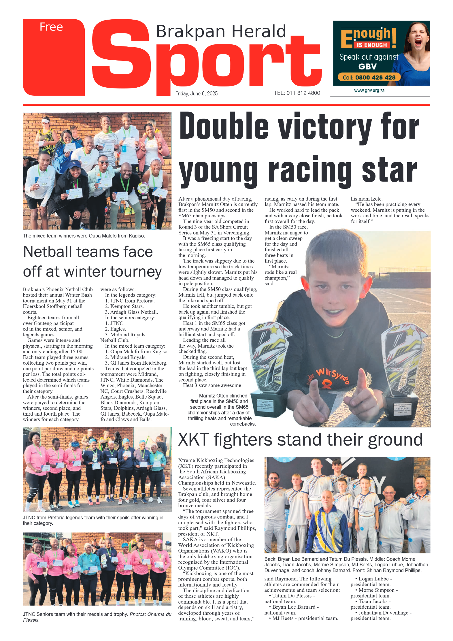 Brakpan Herald 6 June 2025 page 8