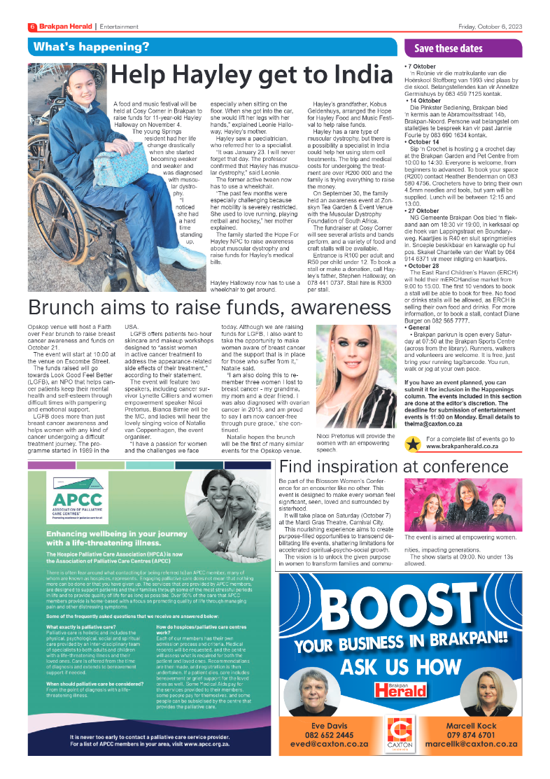 Brakpan Herald 6 October 2023 page 6