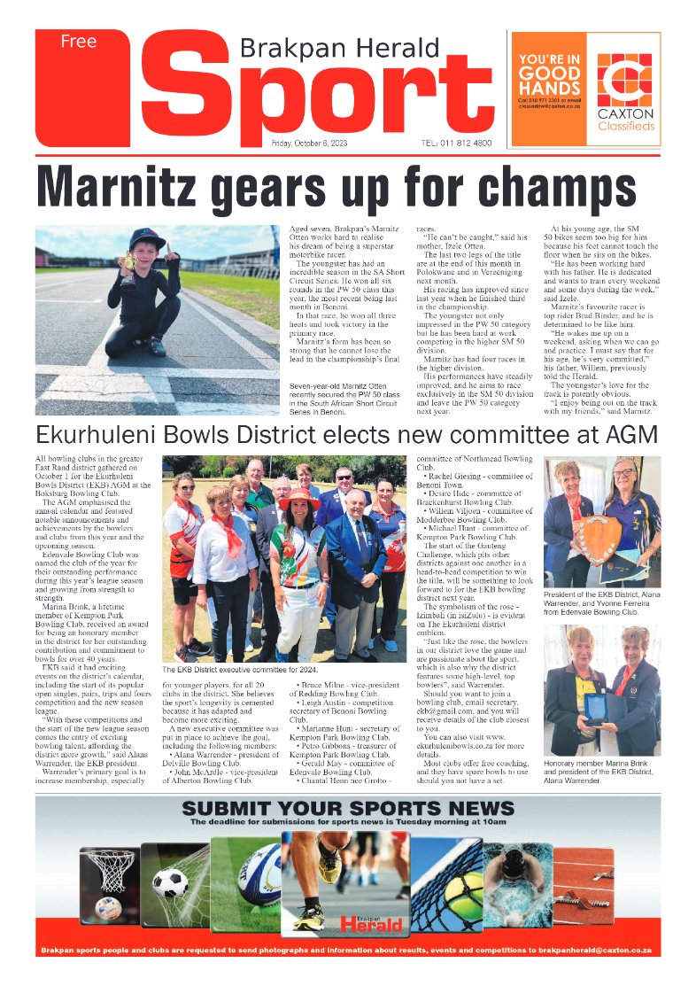Brakpan Herald 6 October 2023 page 8