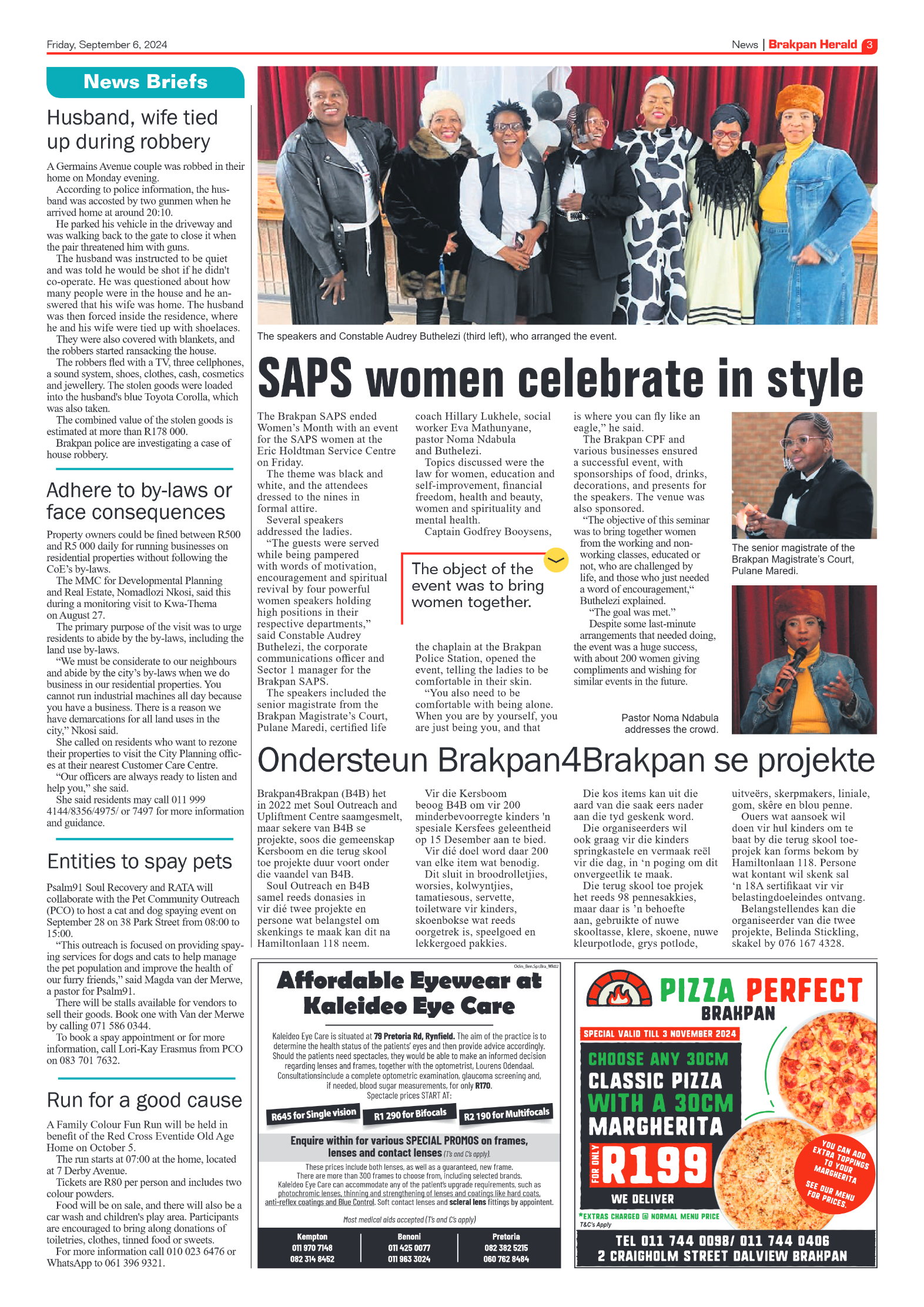 Brakpan Herald 6 September 2024 page 3