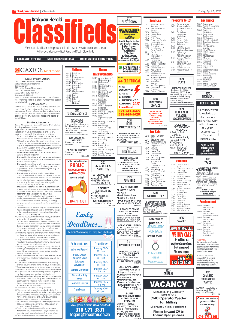 Brakpan Herald 7 April 2022 page 10